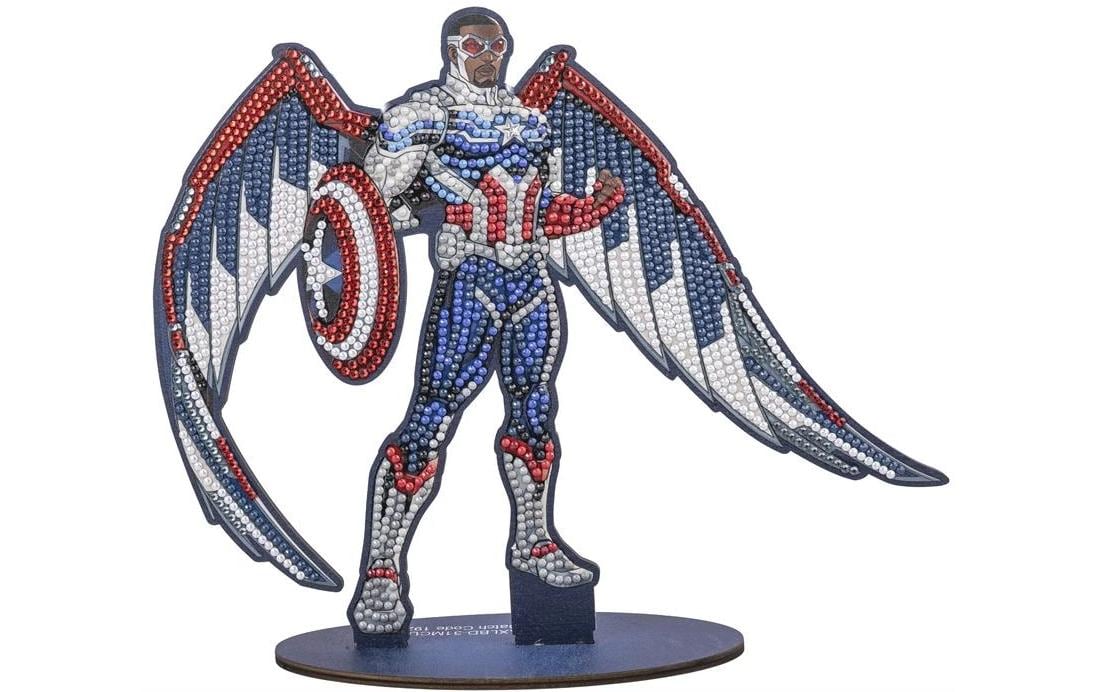 CRAFT Buddy Bastelset Falcon Crystal Art XL Buddy