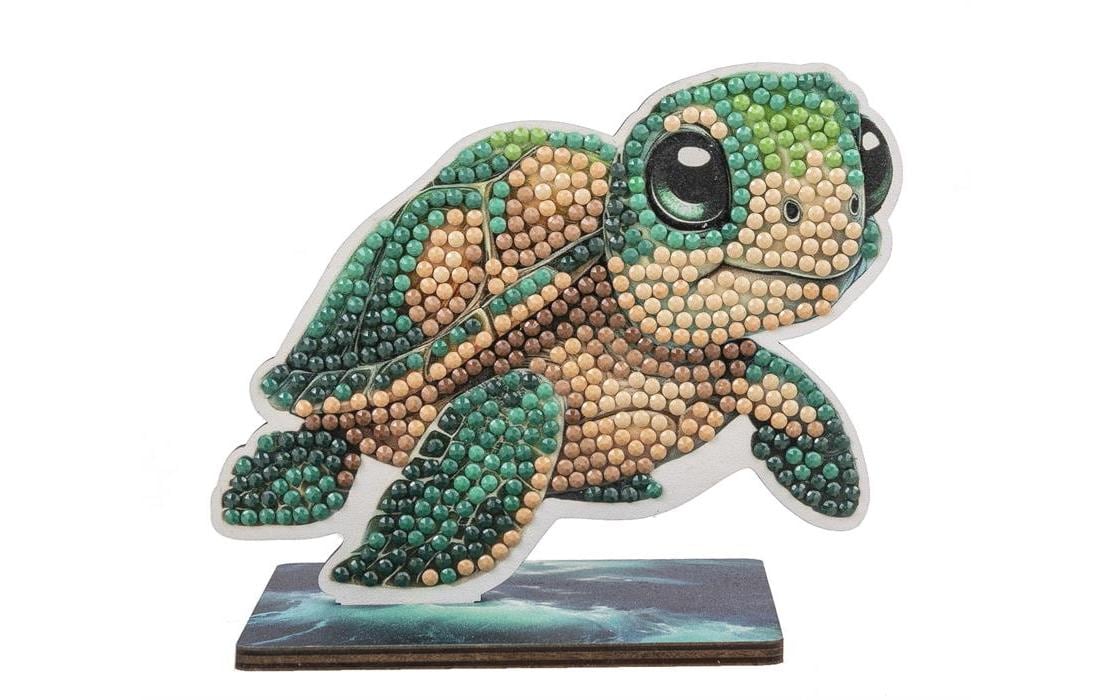 CRAFT Buddy Bastelset Turtle Crystal Art Wildlife Buddies