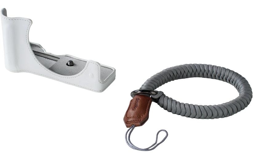 Smallrig Leather Half Case Kit Weiss
