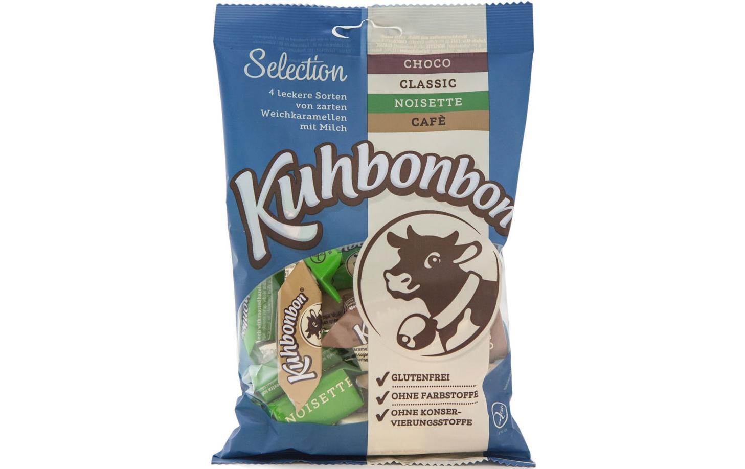 Kuhbonbon Karamell Selection Mix Beutel 200 g