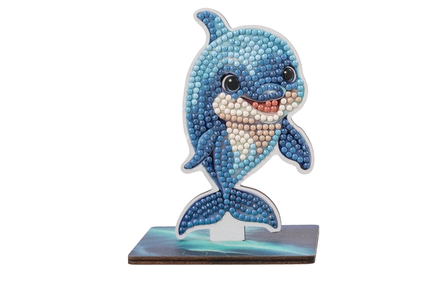 CRAFT Buddy Bastelset Dolphin Crystal Art Wildlife Buddies