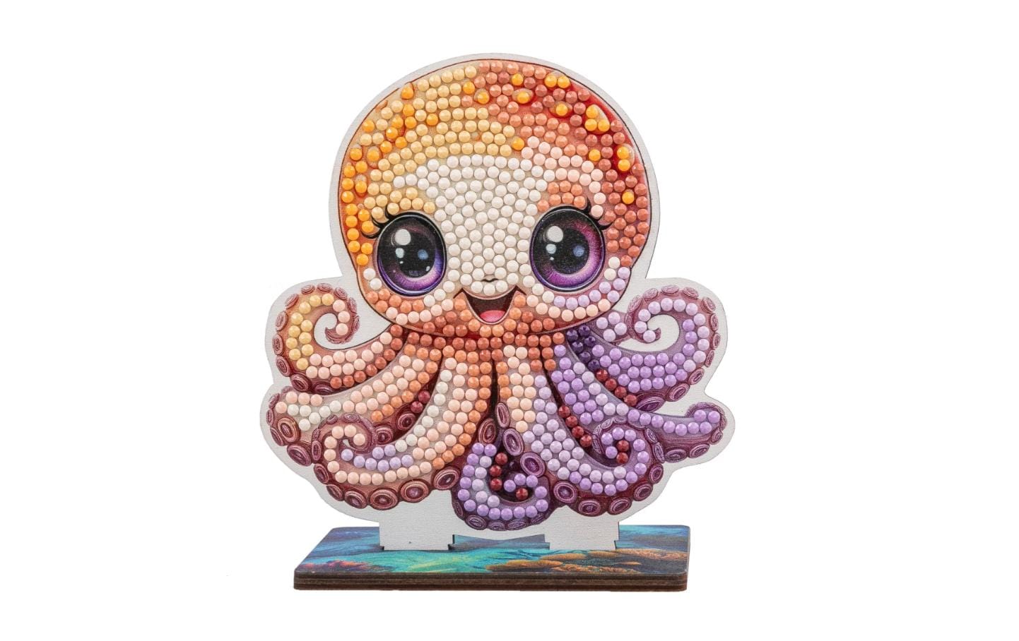 CRAFT Buddy Bastelset Octopus Crystal Art Wildlife Buddies