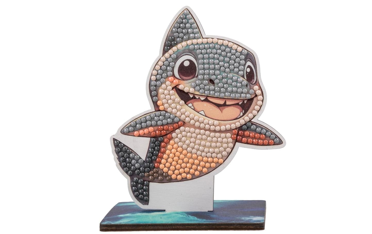 CRAFT Buddy Bastelset Shark Crystal Art Wildlife Buddies