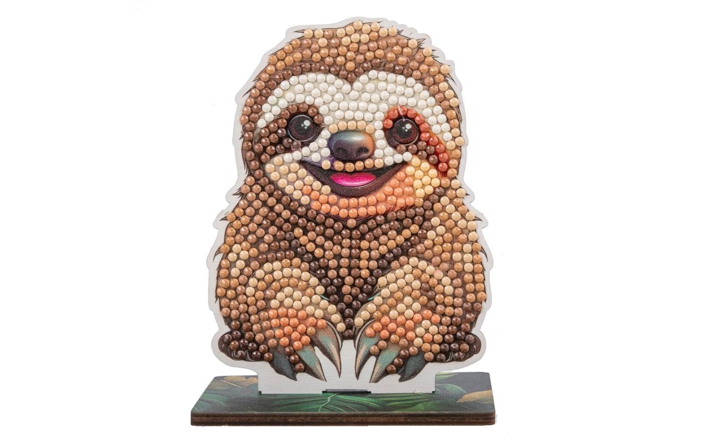 CRAFT Buddy Bastelset Sloth Crystal Art Wildlife Buddies