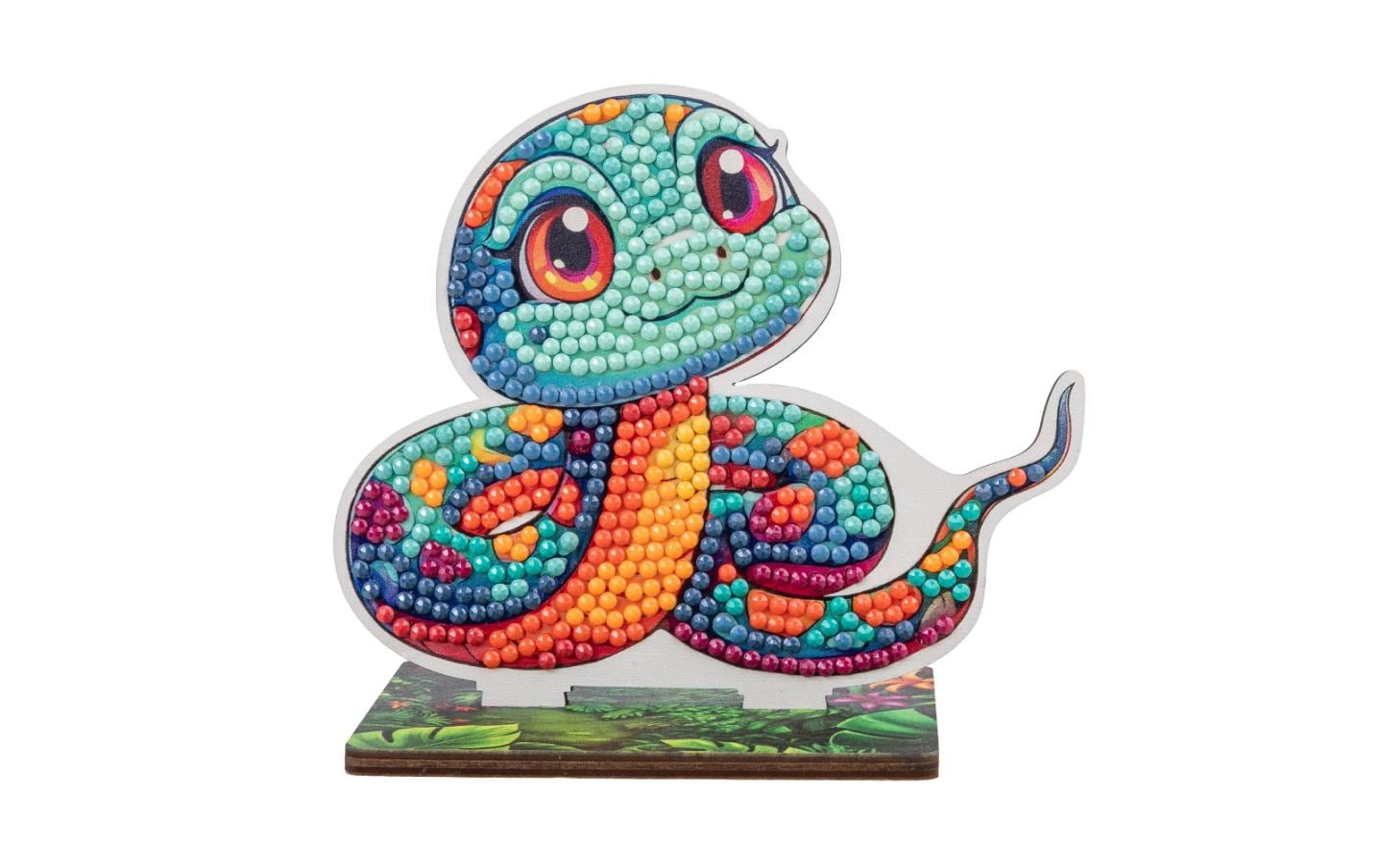 CRAFT Buddy Bastelset Snake Crystal Art Wildlife Buddies