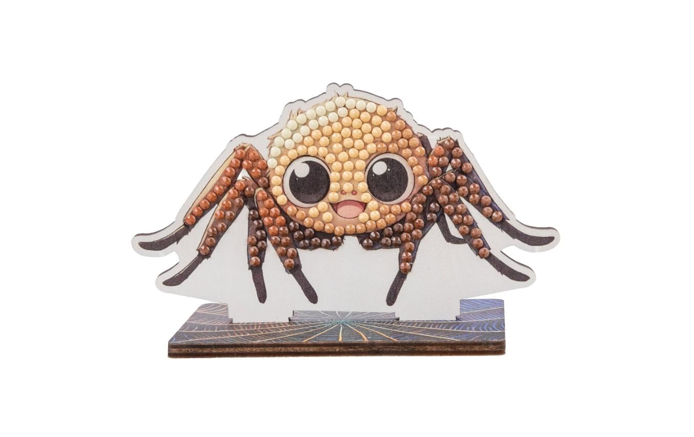 CRAFT Buddy Bastelset Spider Crystal Art Wildlife Buddies