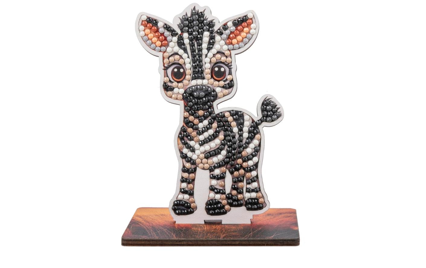 CRAFT Buddy Bastelset Zebra Crystal Art Wildlife Buddies
