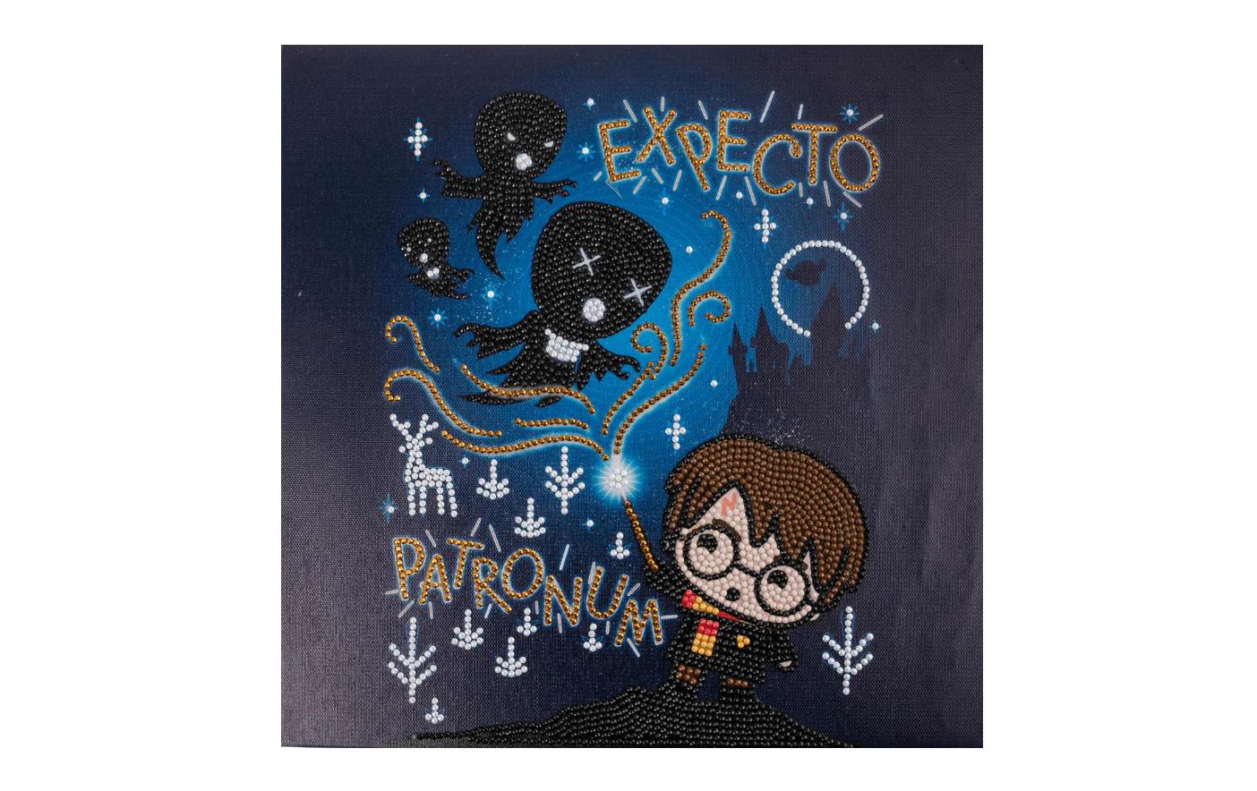 CRAFT Buddy Bastelset Expecto Patronum Crystal Art Kit 30 x 30 cm