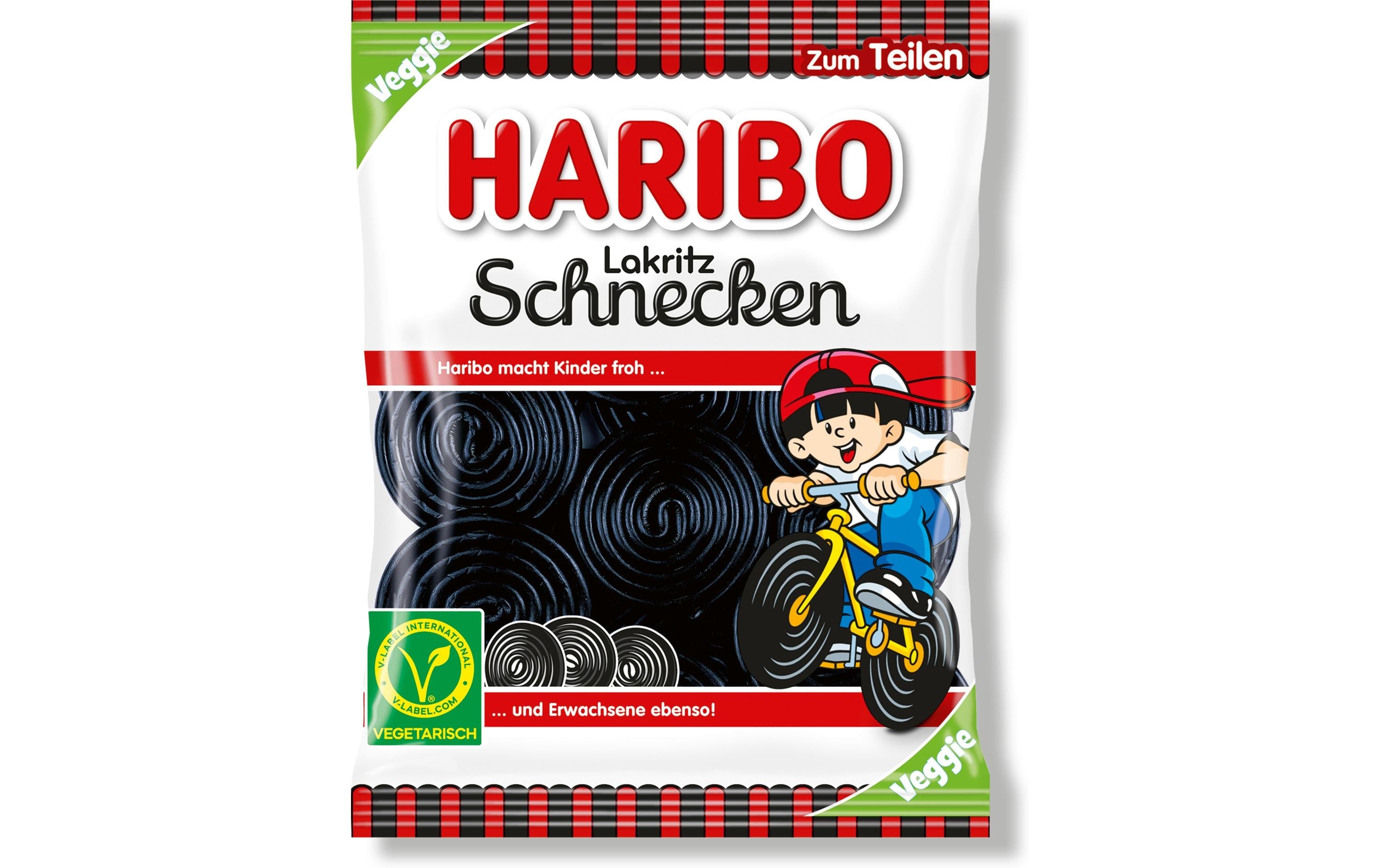 Haribo Gummibonbons Lakritz Schnecken 175 g