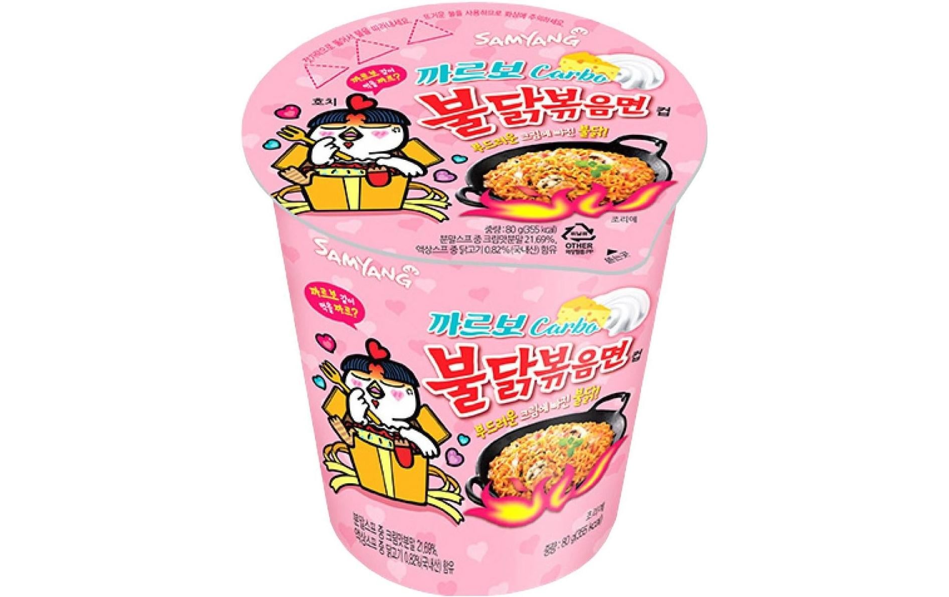 Samyang Buldak Hot Chicken Ramen Carbonara Cup 80 g