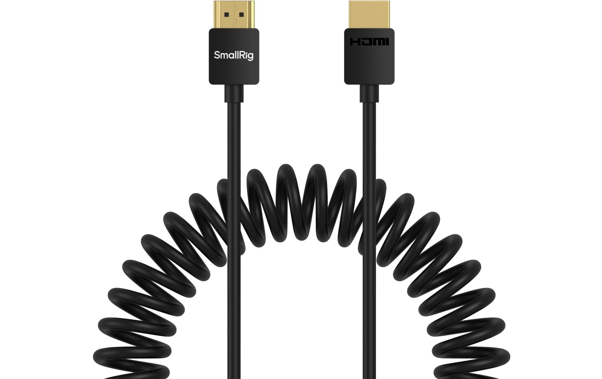 Smallrig Kabel Coiled Data HDMI - HDMI, 1.2 m