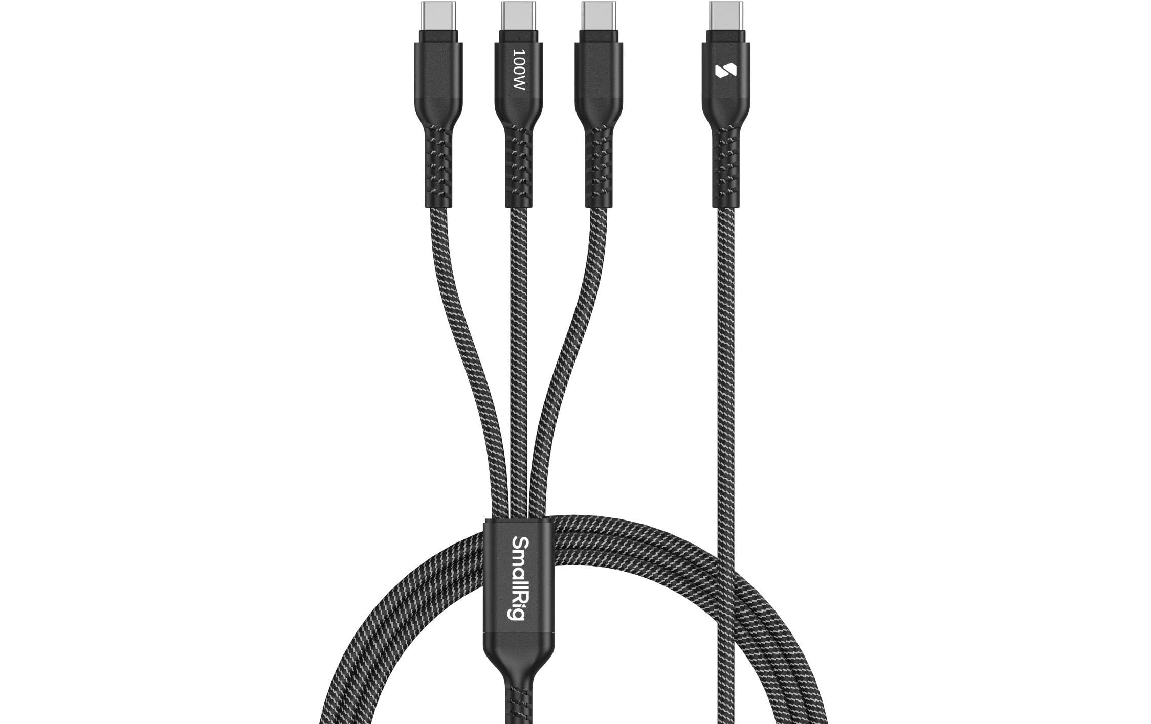 Smallrig Kabel 3-in-1 USB Type-C - USB Type-C, 1.2 m