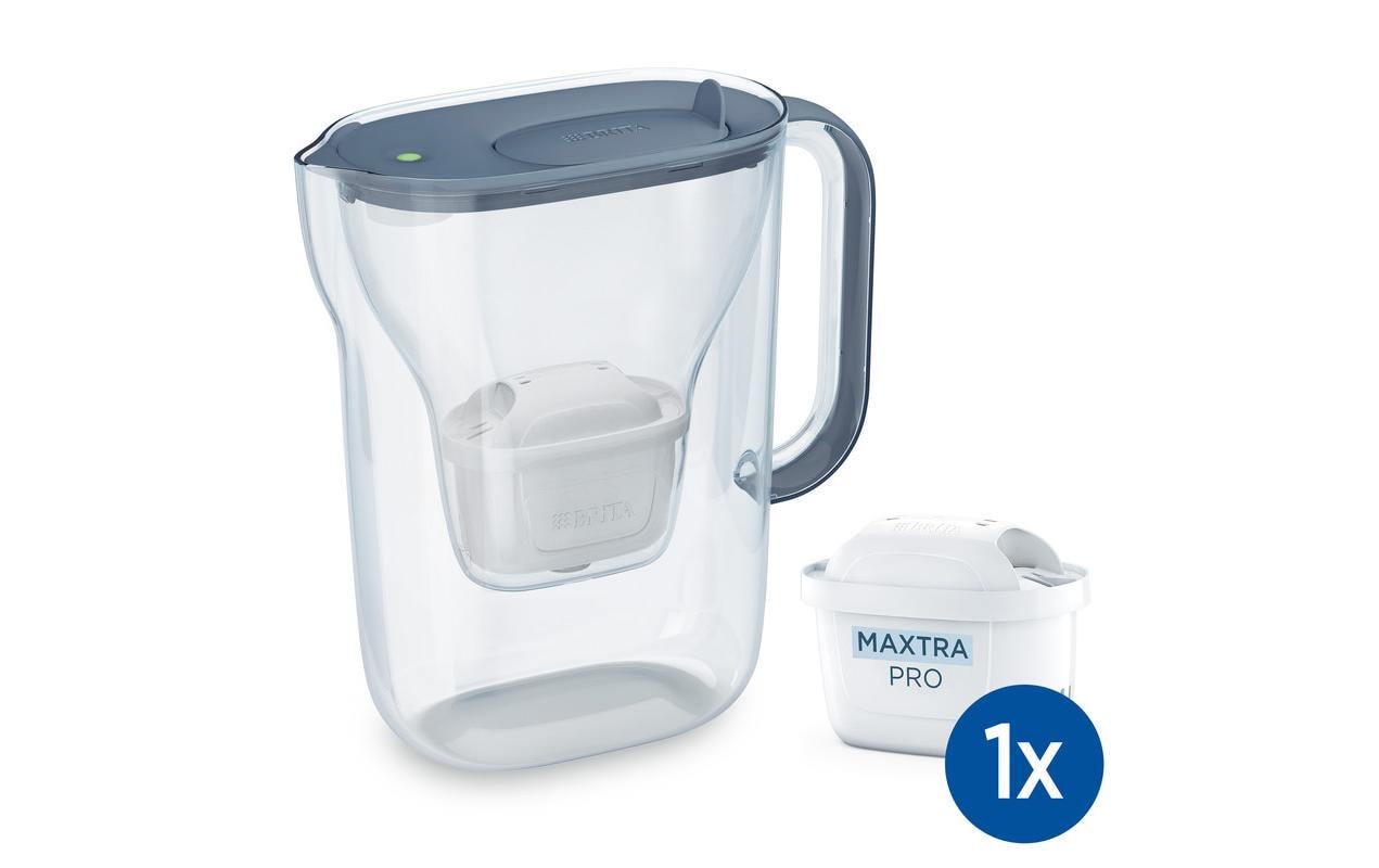 BRITA Wasserfilter Style Essential inkl. 1 Maxtra Pro Blaugrau