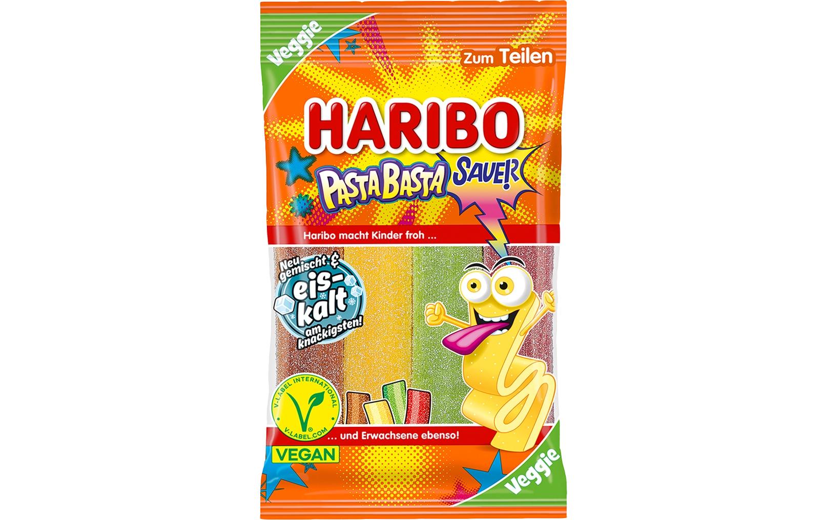 Haribo Gummibonbons Pasta Basta sauer vegan 160 g