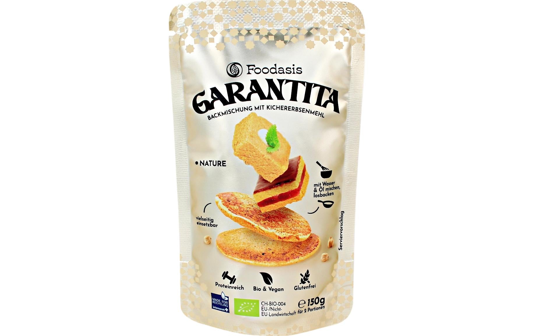 Foodasis GmbH Backmischung Bio Garantita Nature 150 g