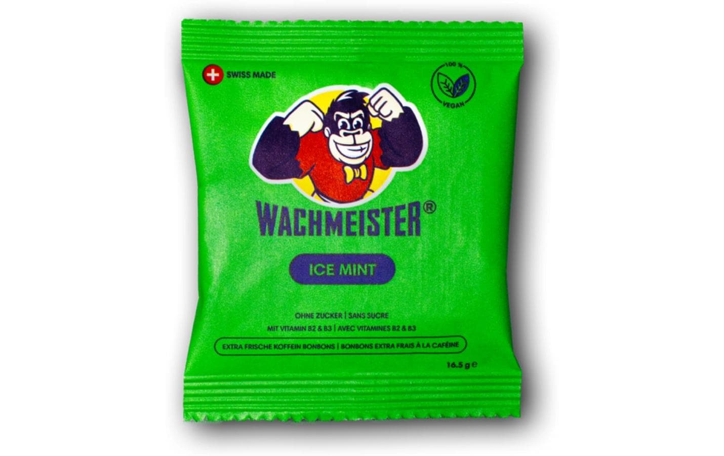 Wachmeister Koffein Bonbons Minze 16.5 g