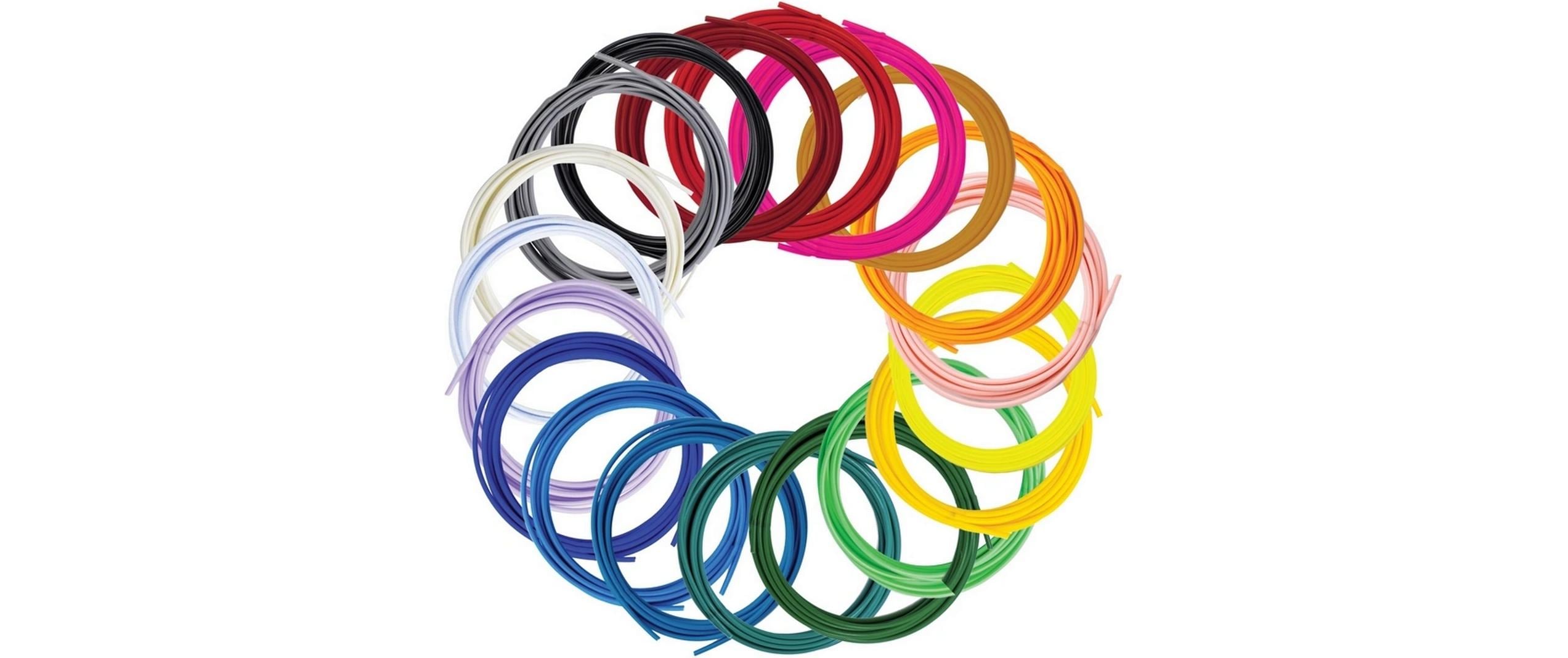 3Doodler 3D Pen Filament Flow Nachfüllpack 20 Farben x 3 m