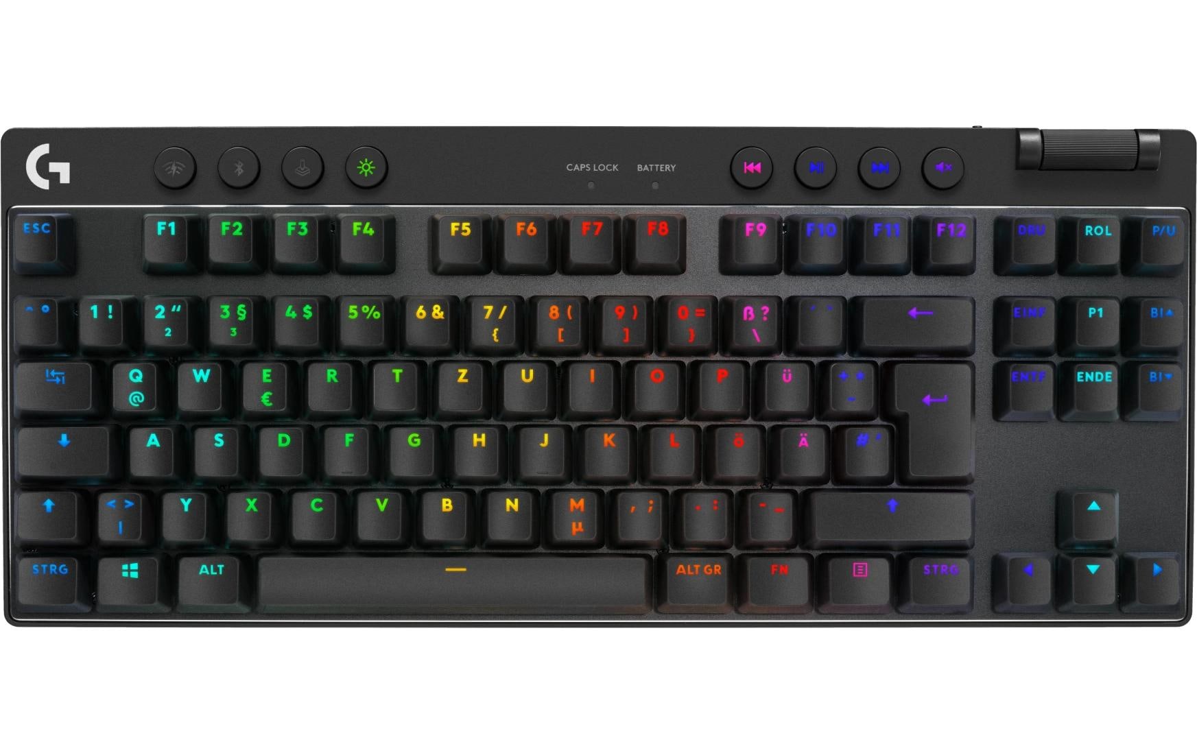 Logitech Gaming-Tastatur Pro X TKL Rapid Schwarz