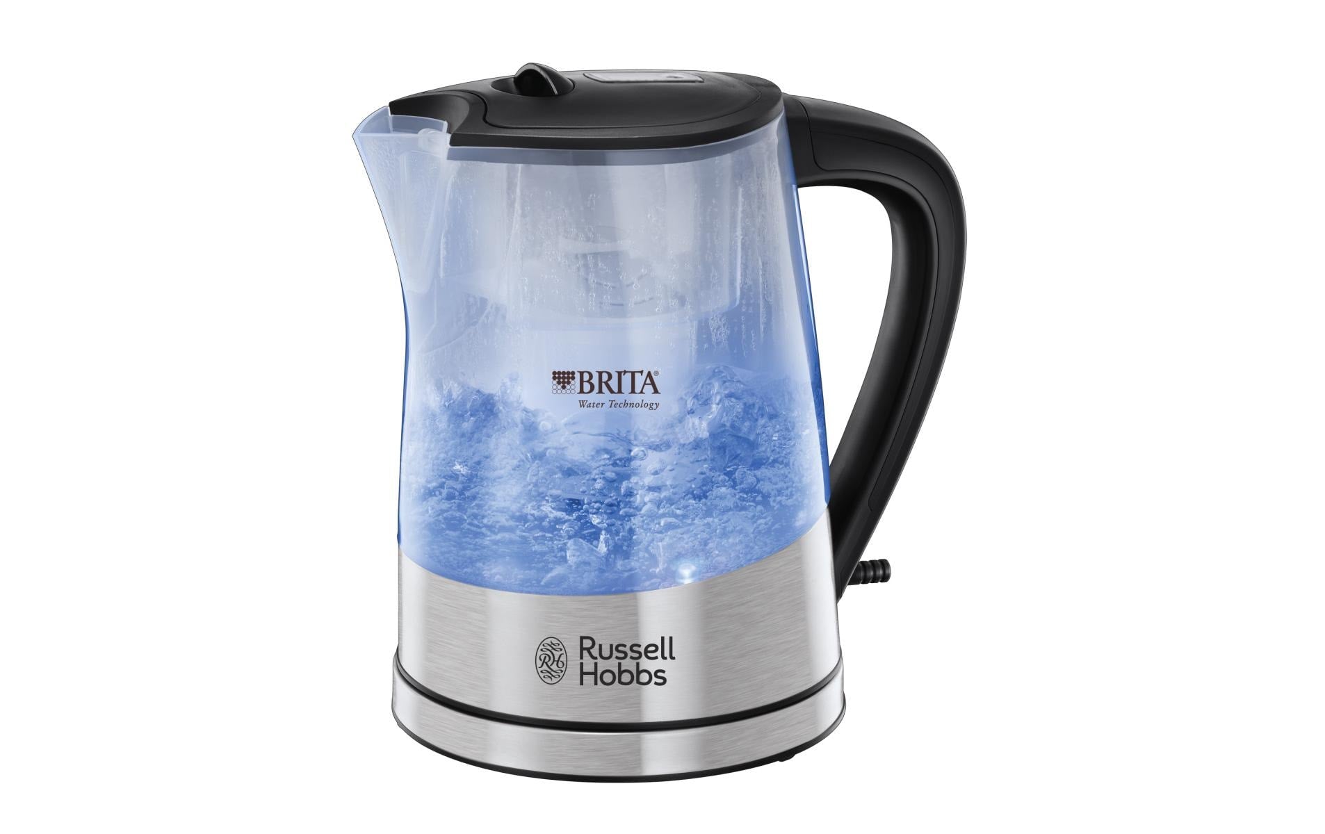 Russell Hobbs Wasserkocher Purity 1.5 l, Silber/Transparent