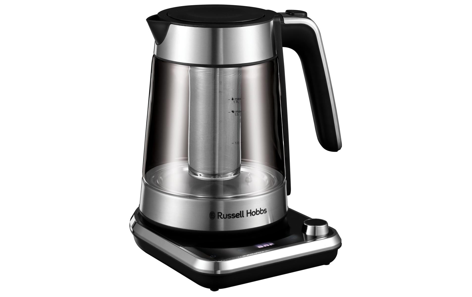 Russell Hobbs Wasserkocher 1.7 l, Schwarz/Silber