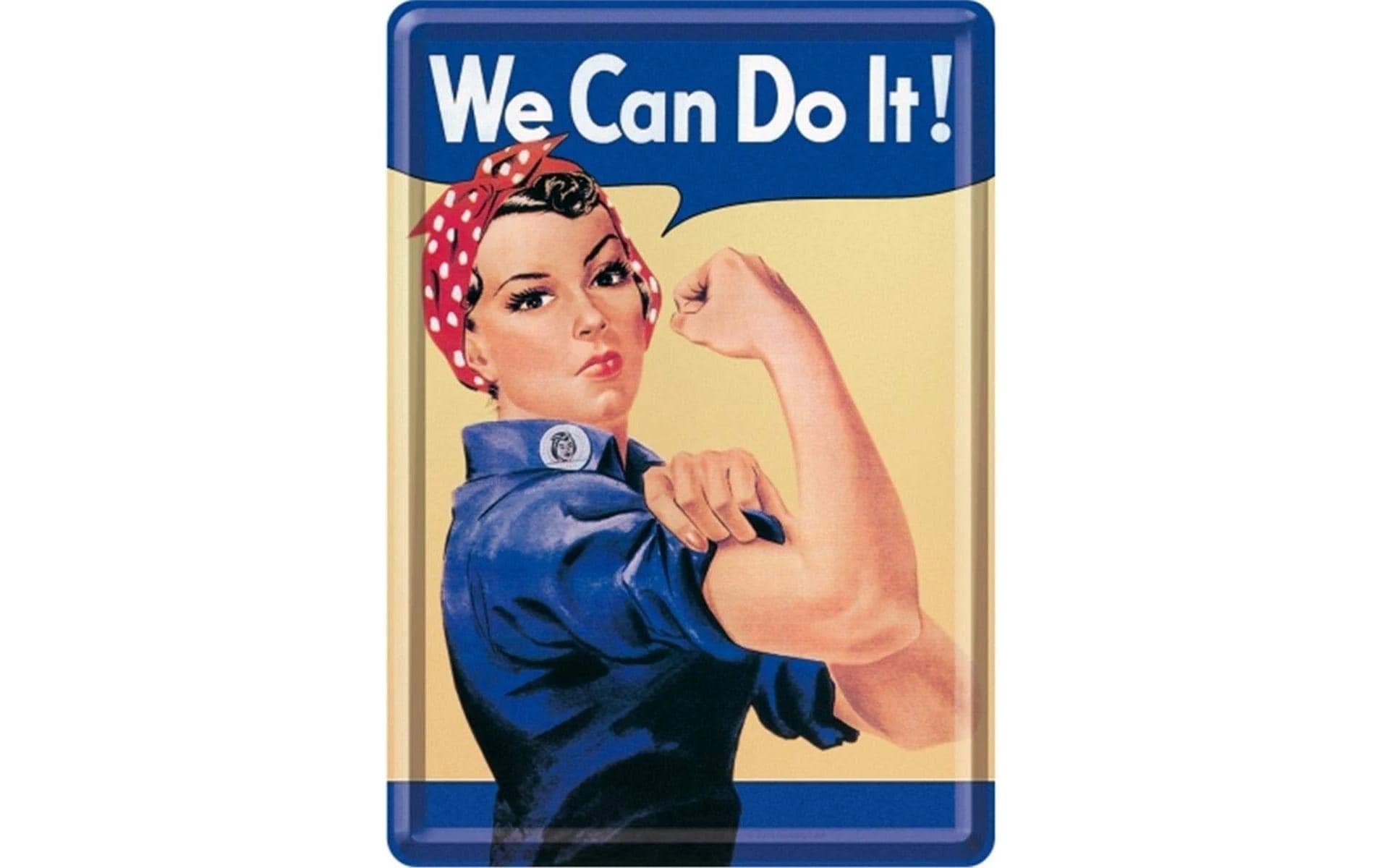 Nostalgic Art Postkarte We Can Do It Mehrfarbig