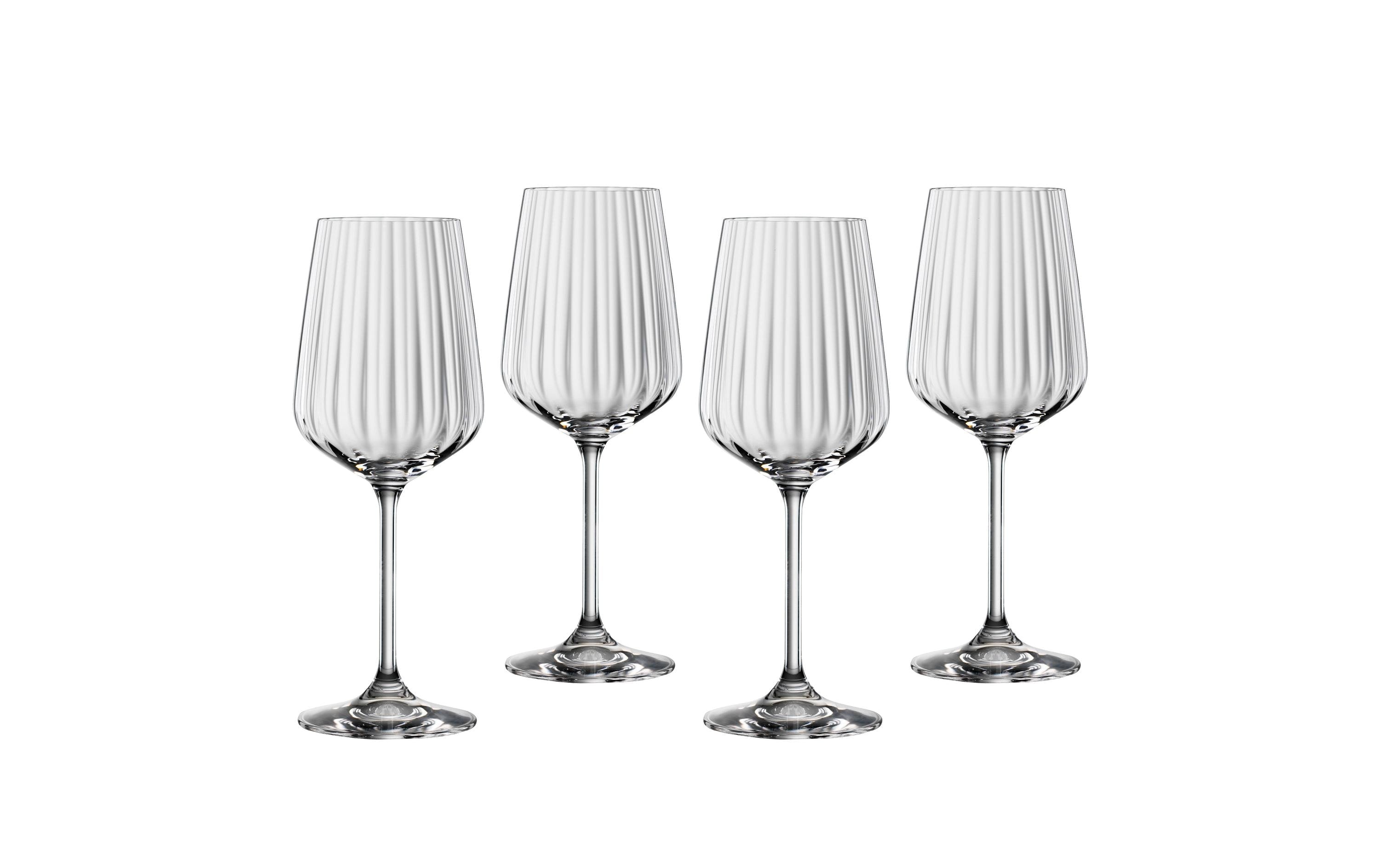 Spiegelau Weissweinglas LifeStyle 440 ml, 4 Stück, Transparent