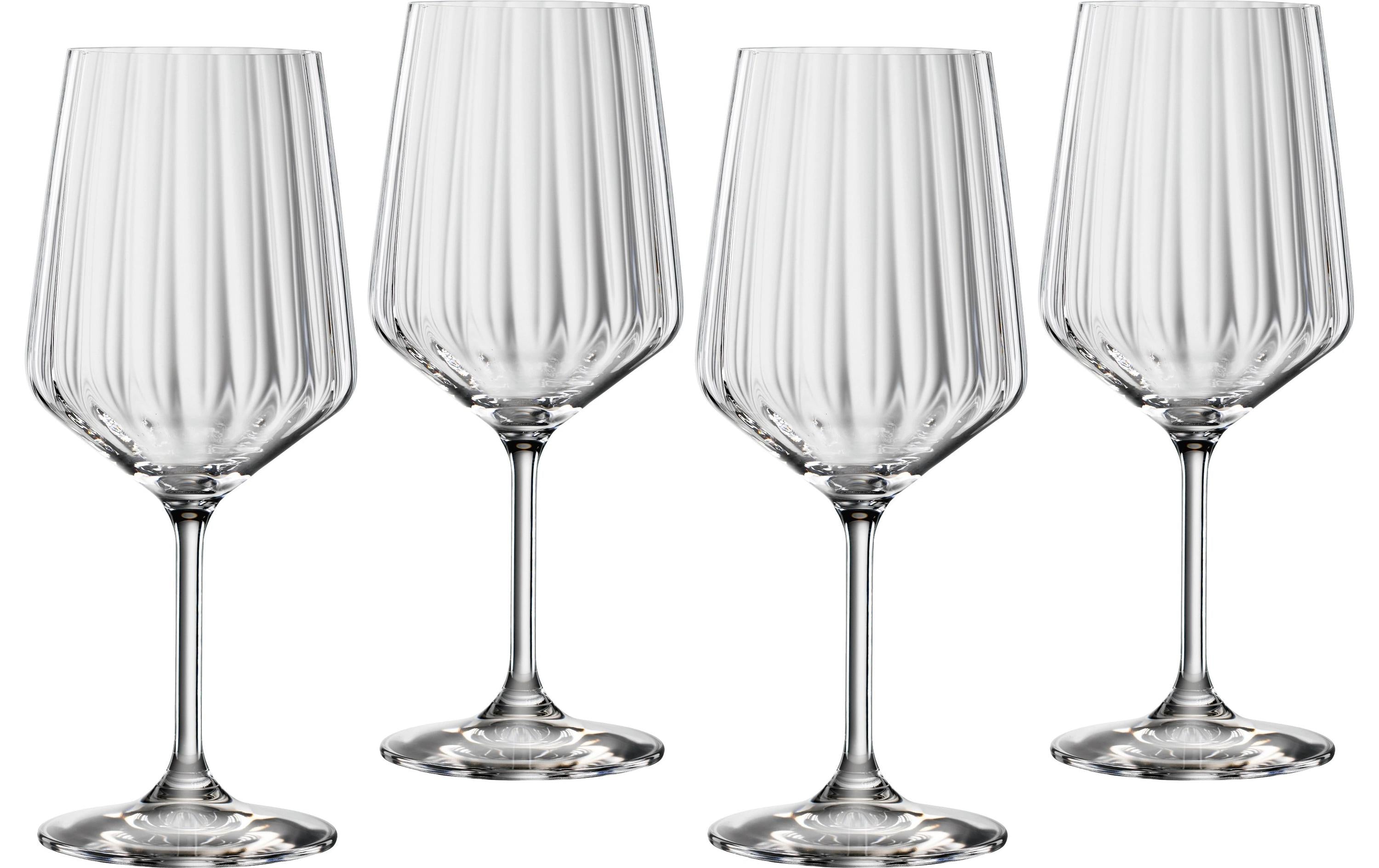 Spiegelau Rotweinglas Lifestyle 630 ml, 4 Stück, Transparent
