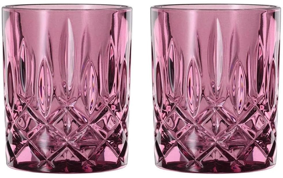 Nachtmann Whiskyglas NOBLESSE TUMBLER DA WHISKY, Violett, 2 Stück
