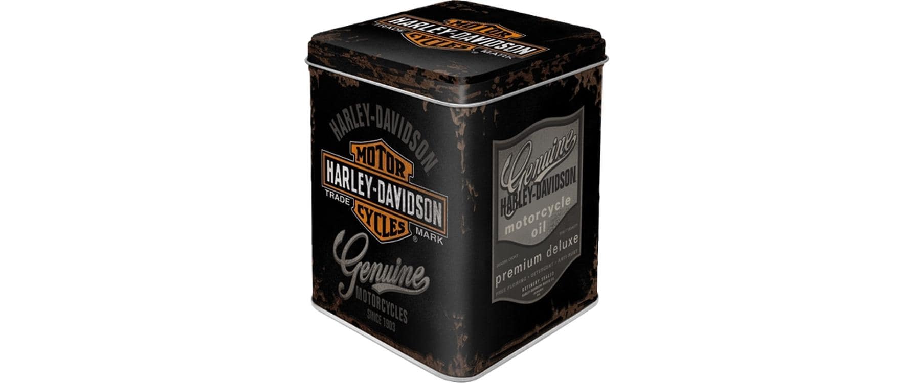 Nostalgic Art Teebeutel-Box Harley Genuine Schwarz