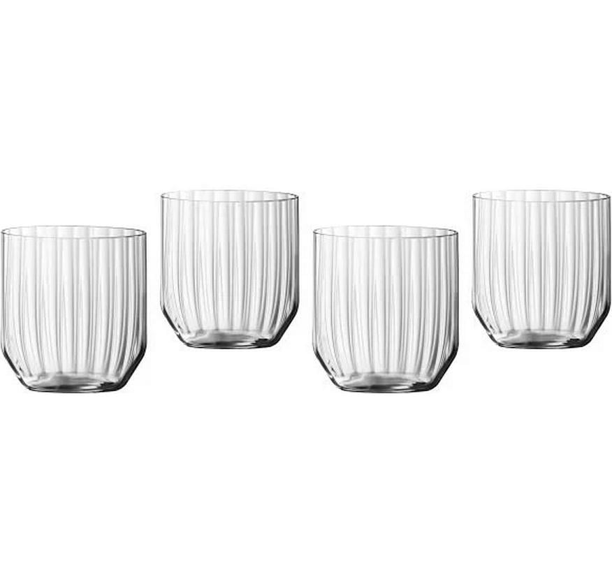 Spiegelau Cocktailglas Linear 445 ml, 4 Stück, Transparent
