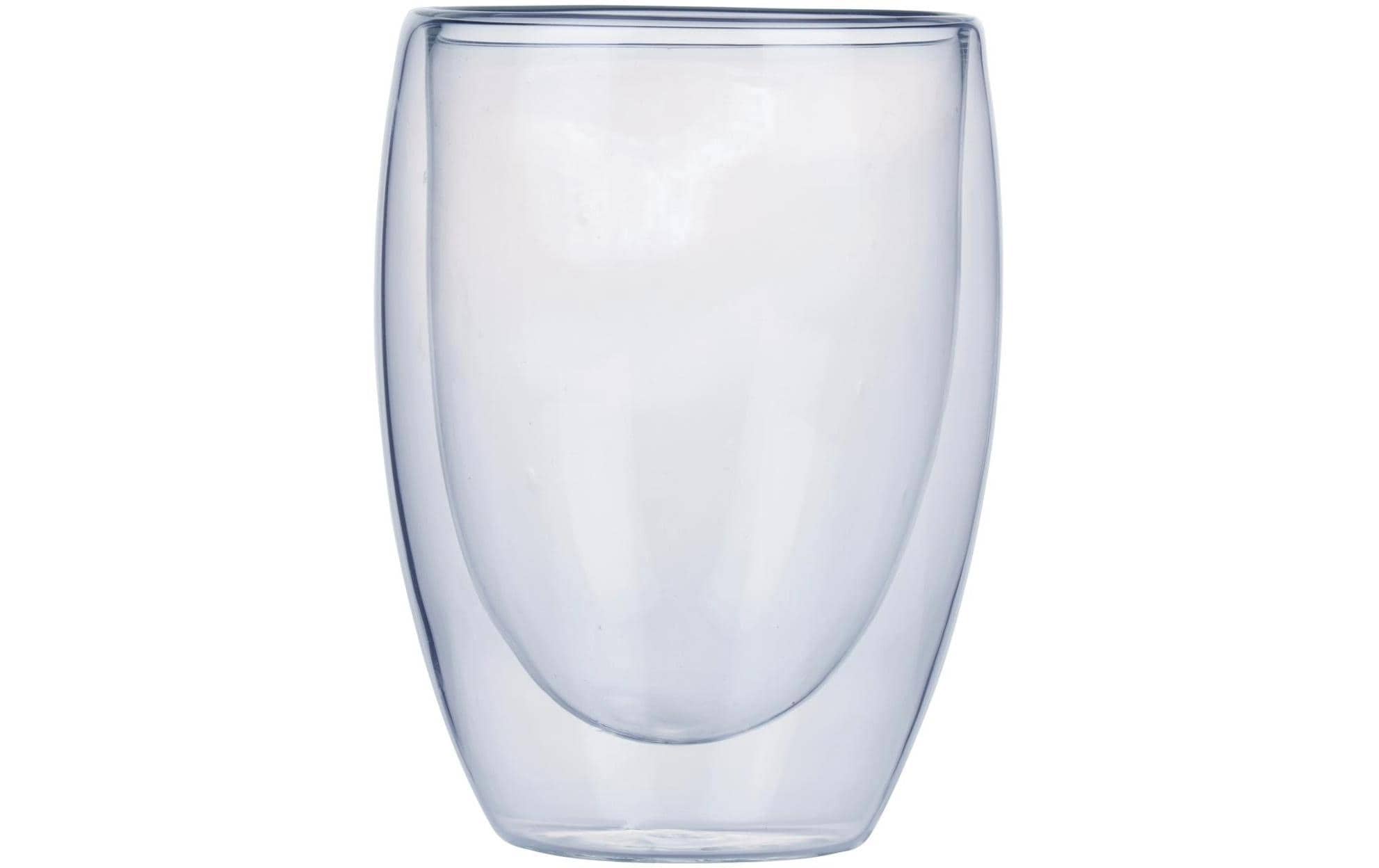 alpina Doppelwandiges Glas 350 ml, 1 Stück, Transparent