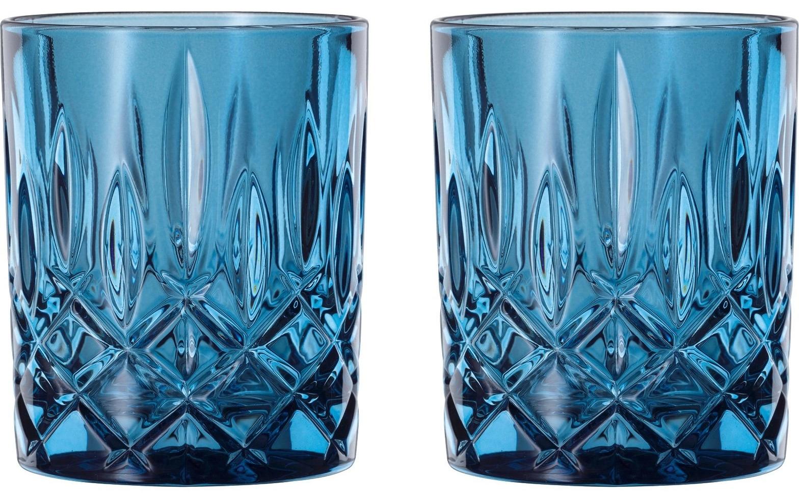 Nachtmann Whiskyglas NOBLESSE TUMBLER DA WHISKY, Vintage Blau, 2 Stück