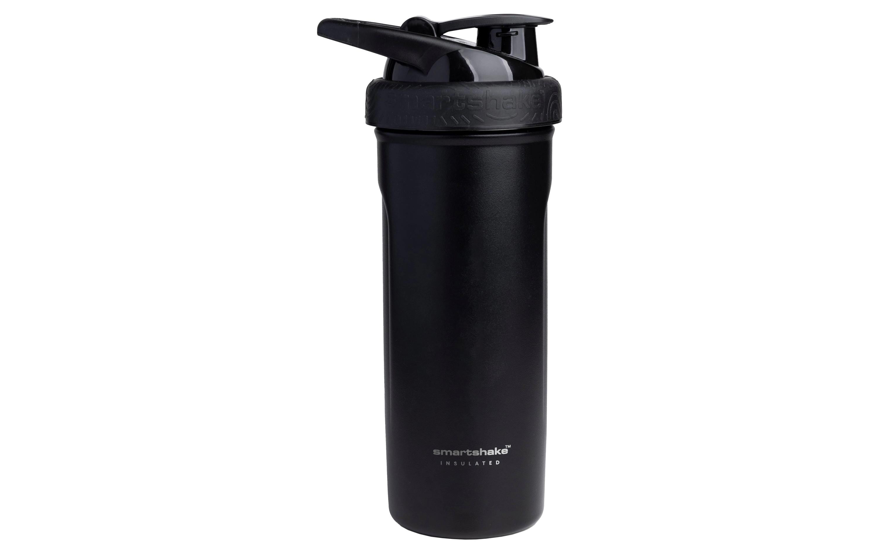 Smartshake Isolierter Stahl-Shaker 750 ml, Schwarz