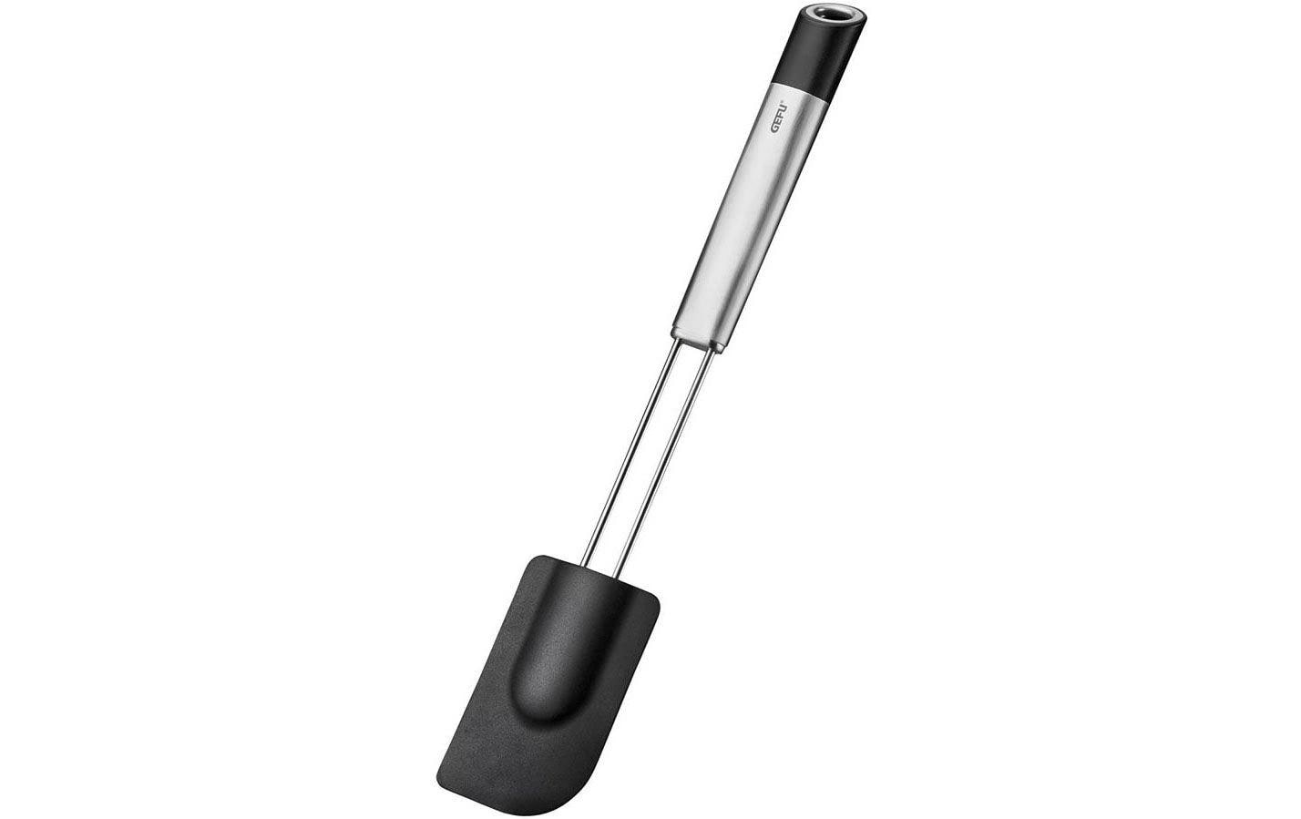GEFU Teigschaber Primeline 28.6 cm, Schwarz/Silber