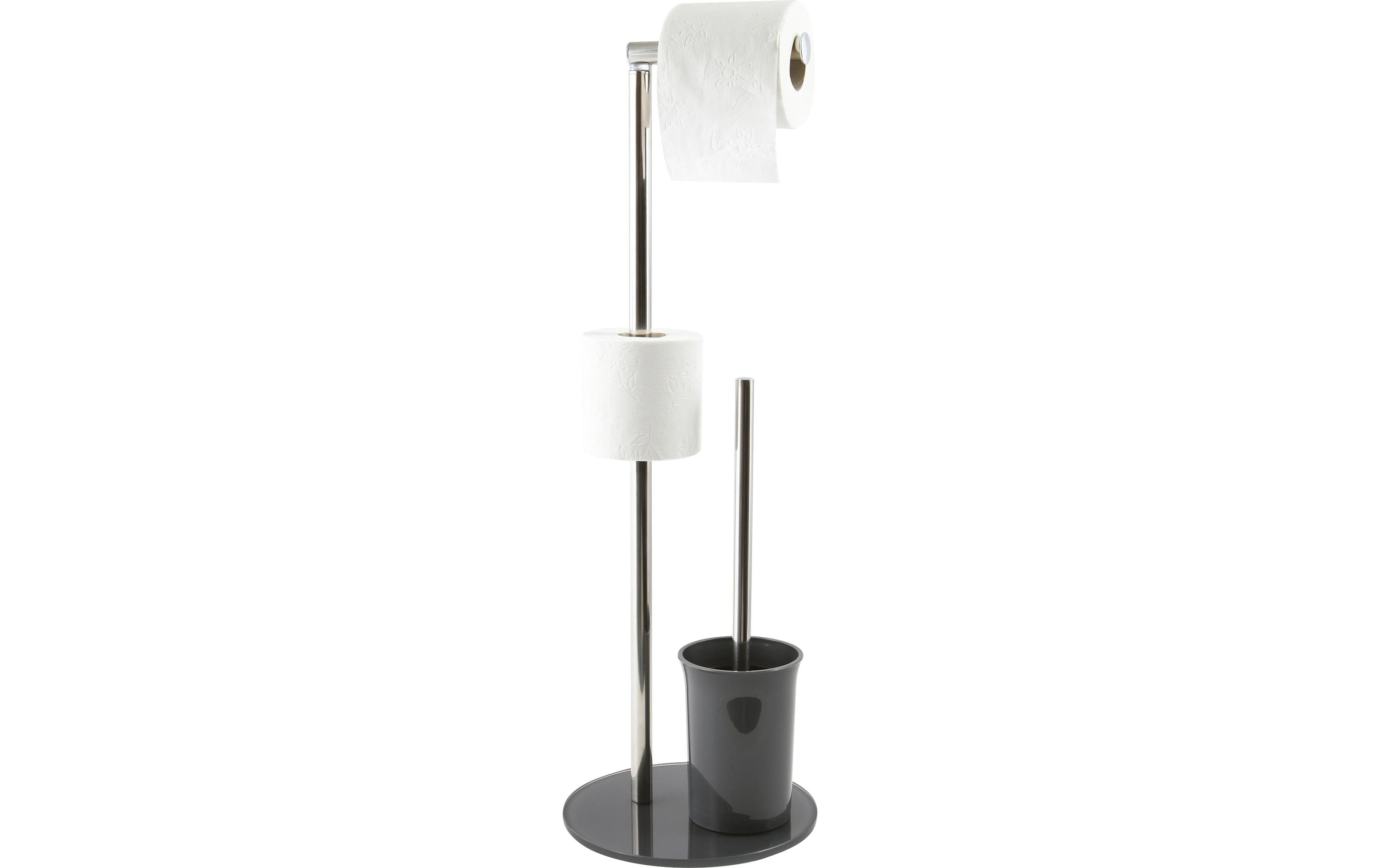 MSV Toilettengarnitur Grau