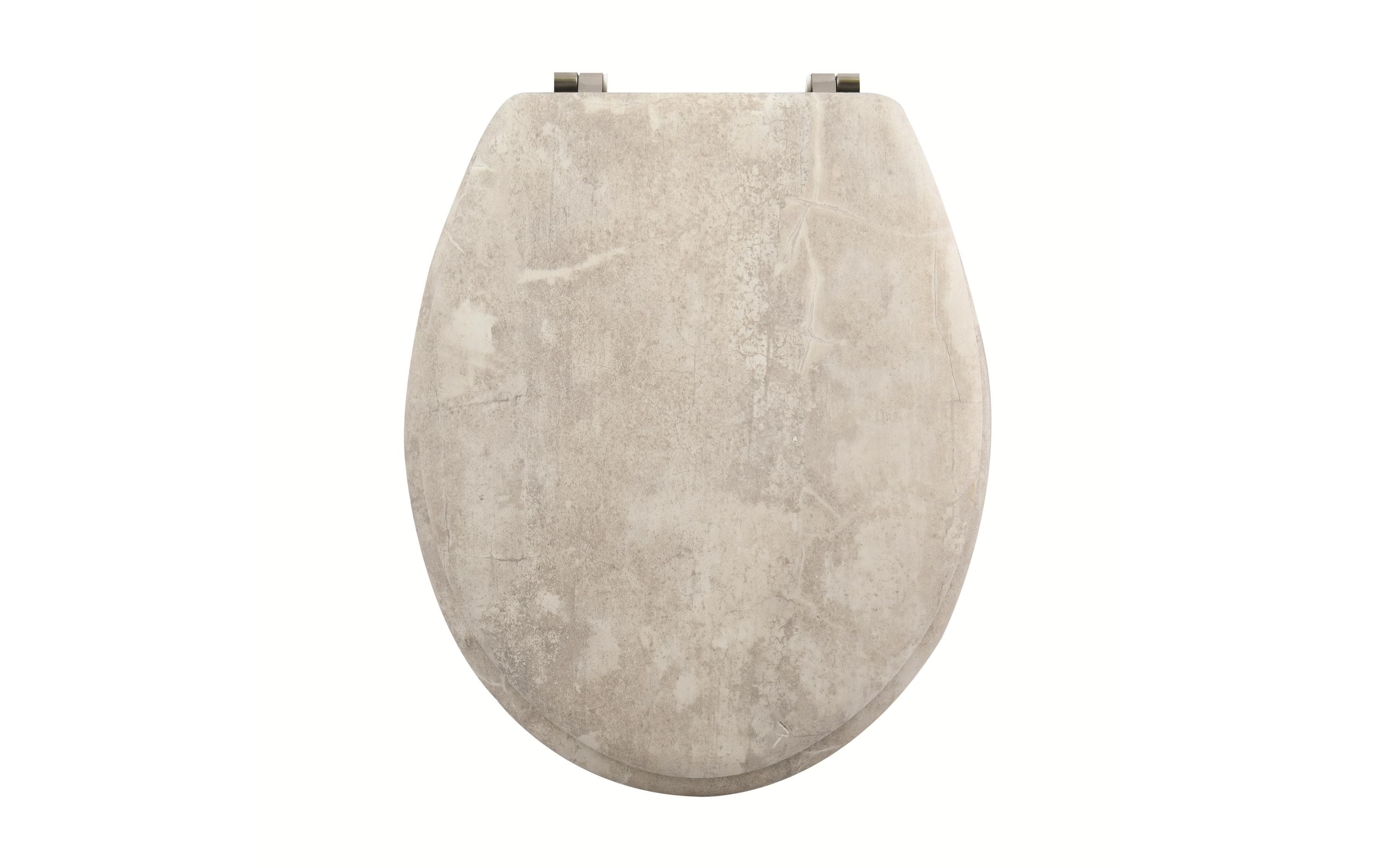 MSV Toilettensitz Grau