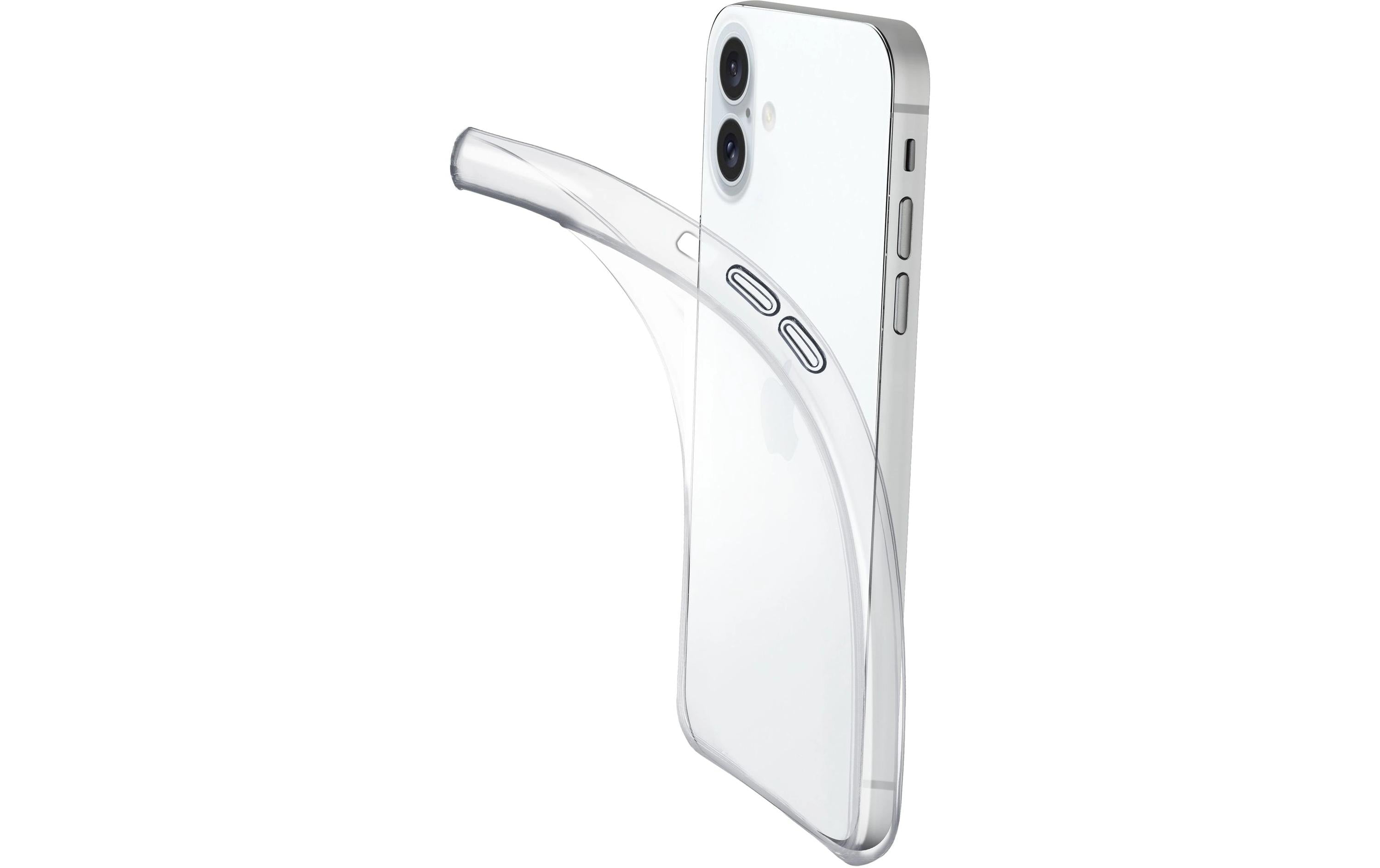 Cellular Line Back Cover Rubber Case iPhone 16 Plus Clear