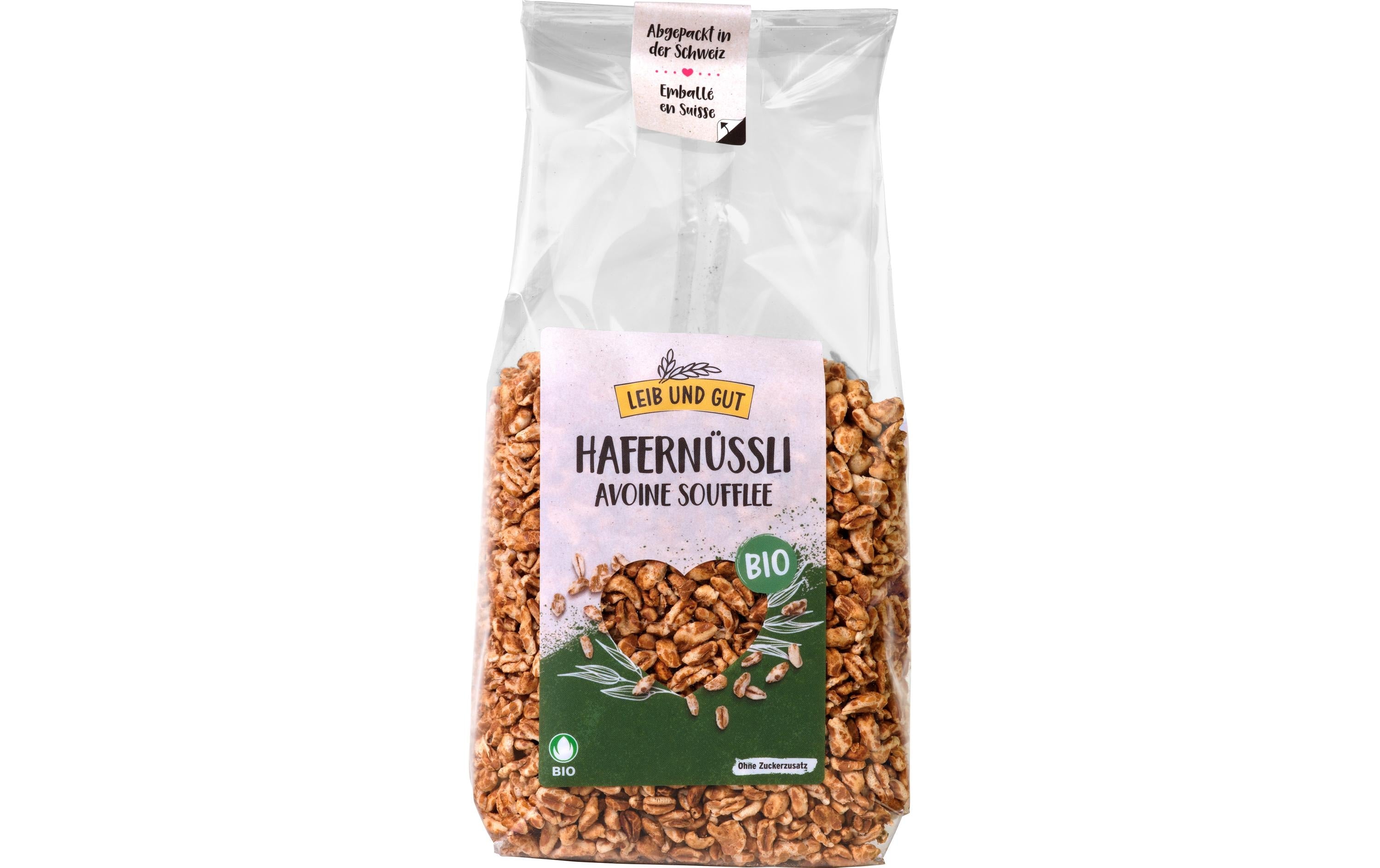 Leib und Gut Bio Hafer Nüssli 130 g