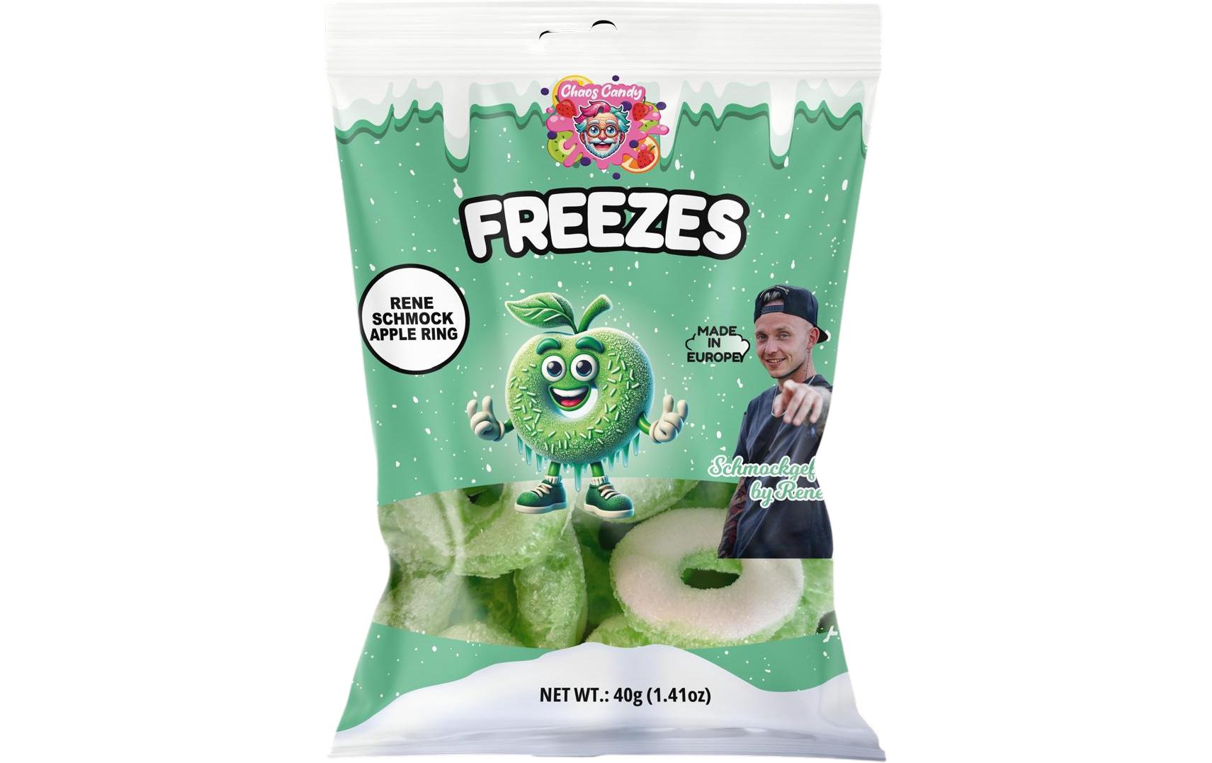 Freezes Gummibonbons Apple Rings gefriergetrocknet 40 g