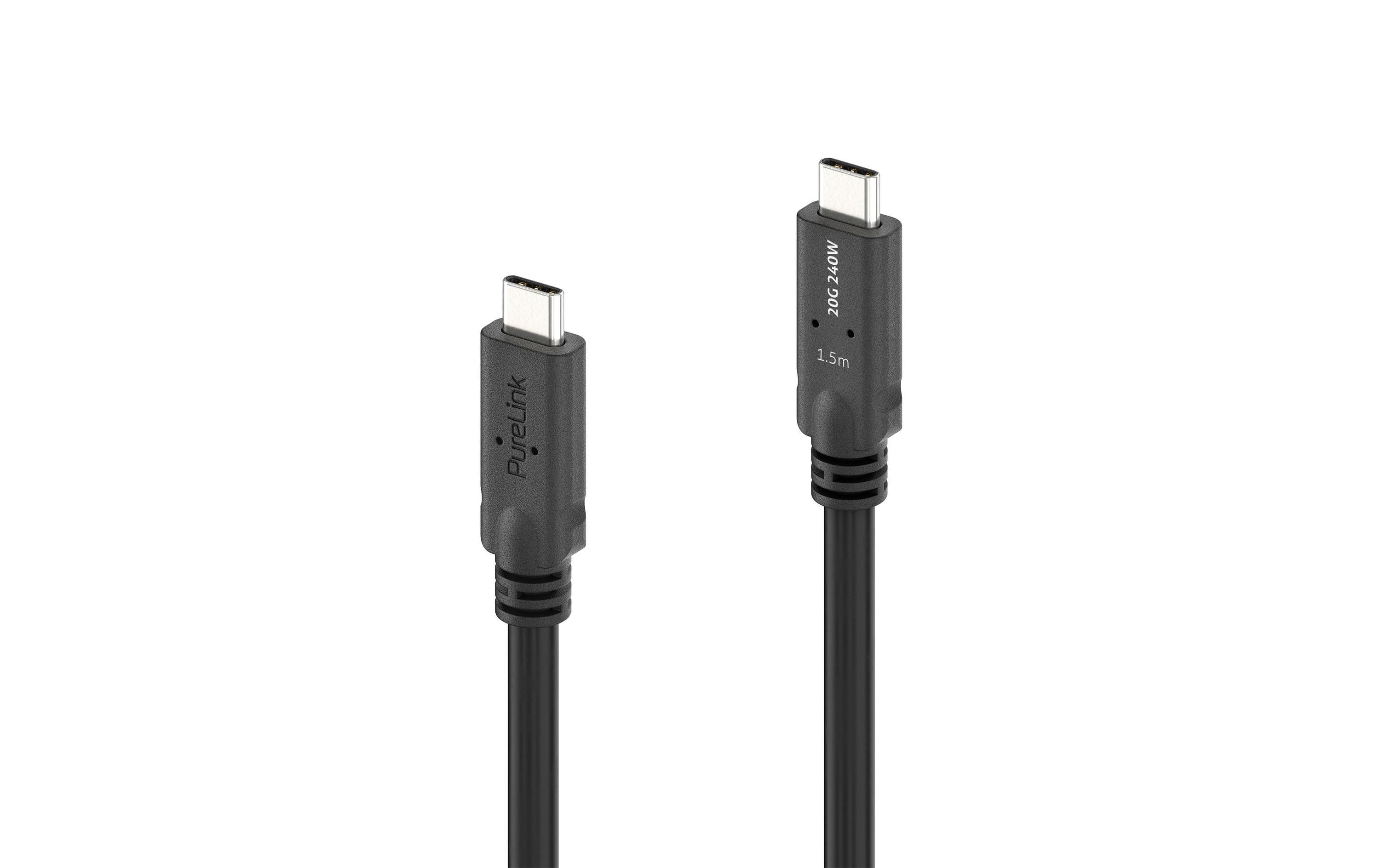 PureLink MicroX4 USB4-Kabel USB C - USB C 1.5 m