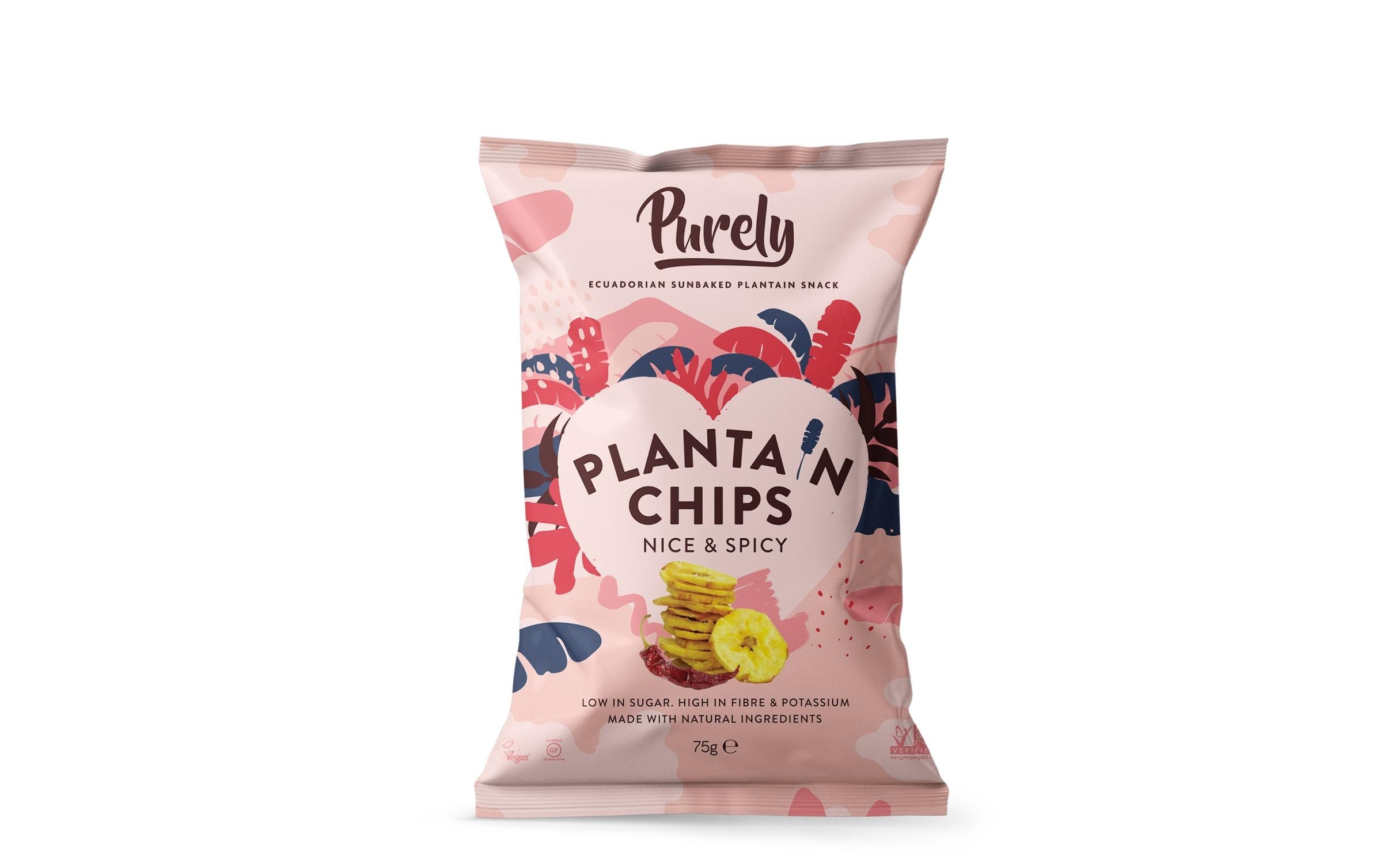 Purley Kochbananenchips Nice & Spicy 75 g