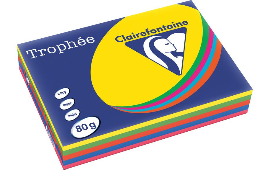 Clairefontaine Druckerpapier Trophée A4, Intensiv, 80 g/m²,500 Blatt