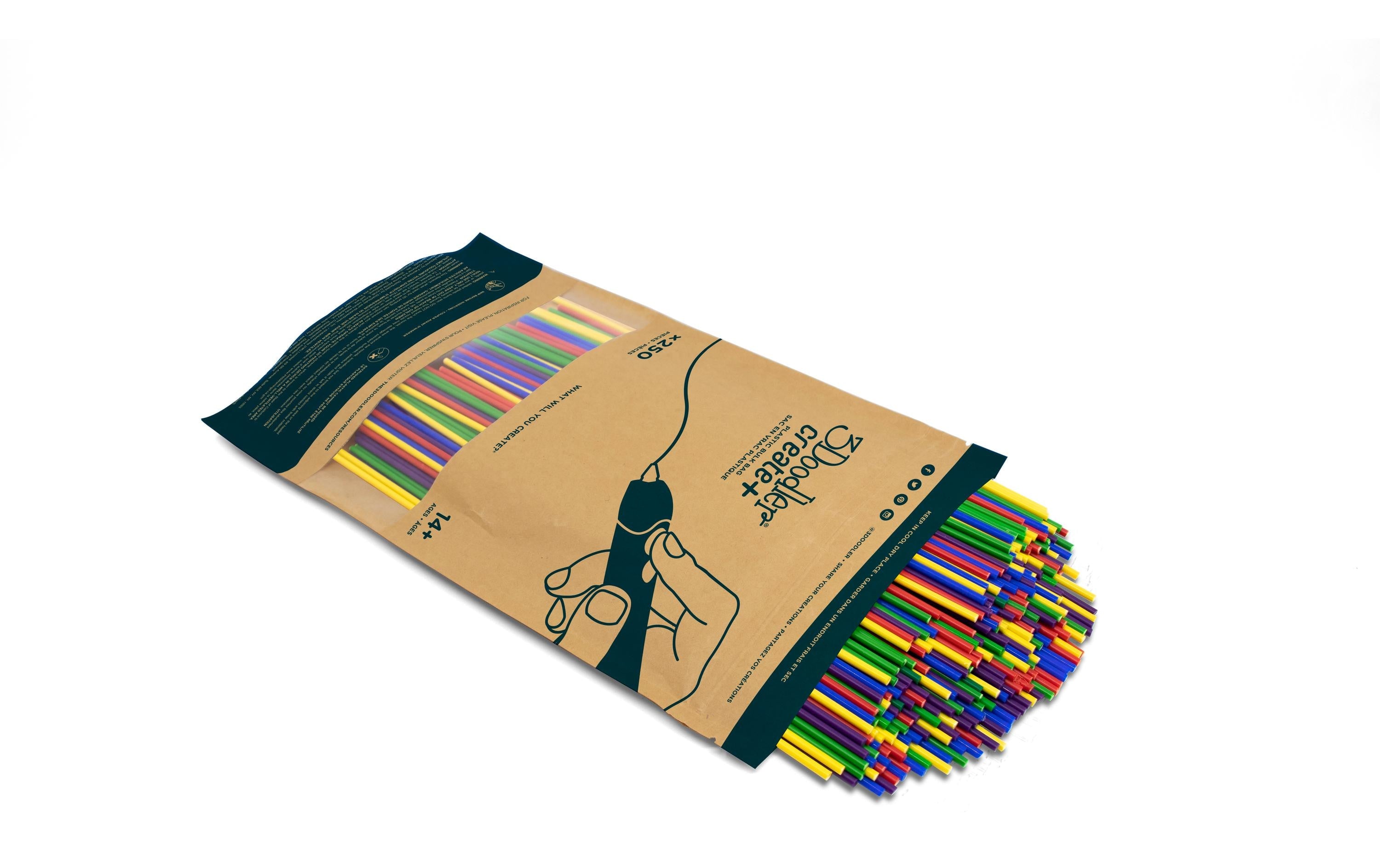 3Doodler 3D Pen Filament Bud & Bloom 250 Stück, Mehrfarbig