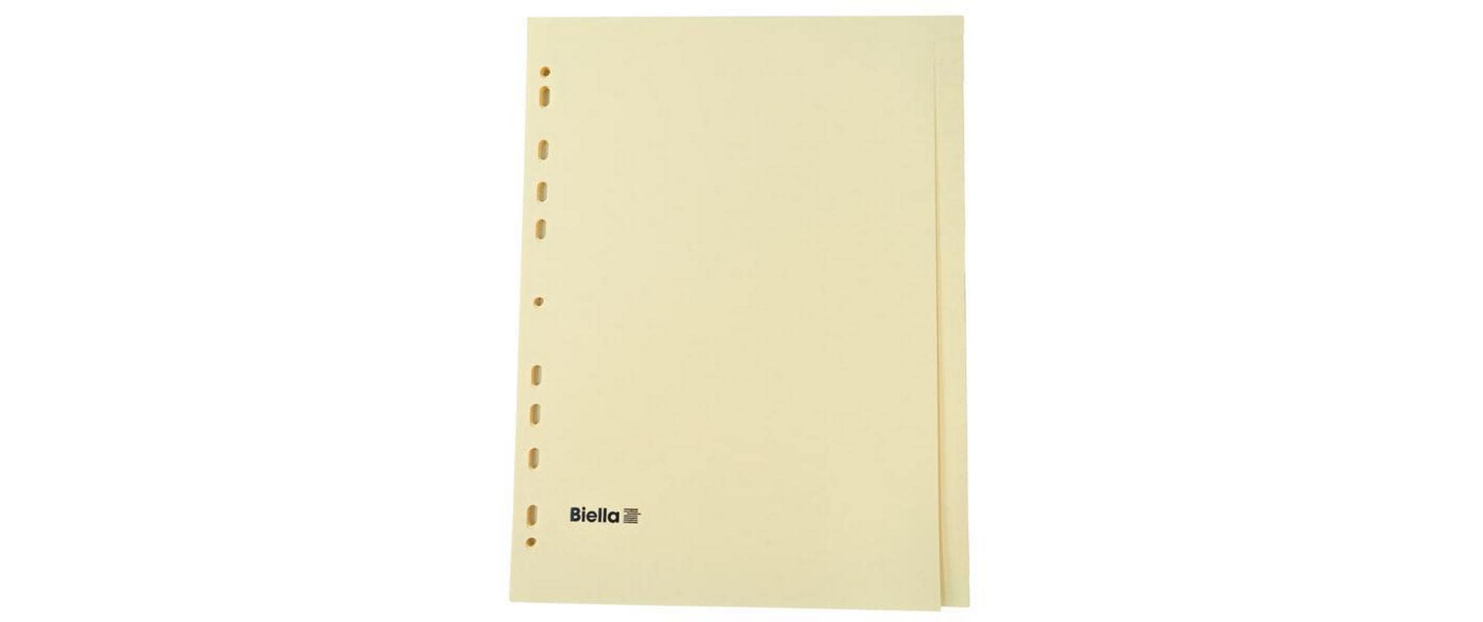 Biella Register Teildeckend, A4, 1-24