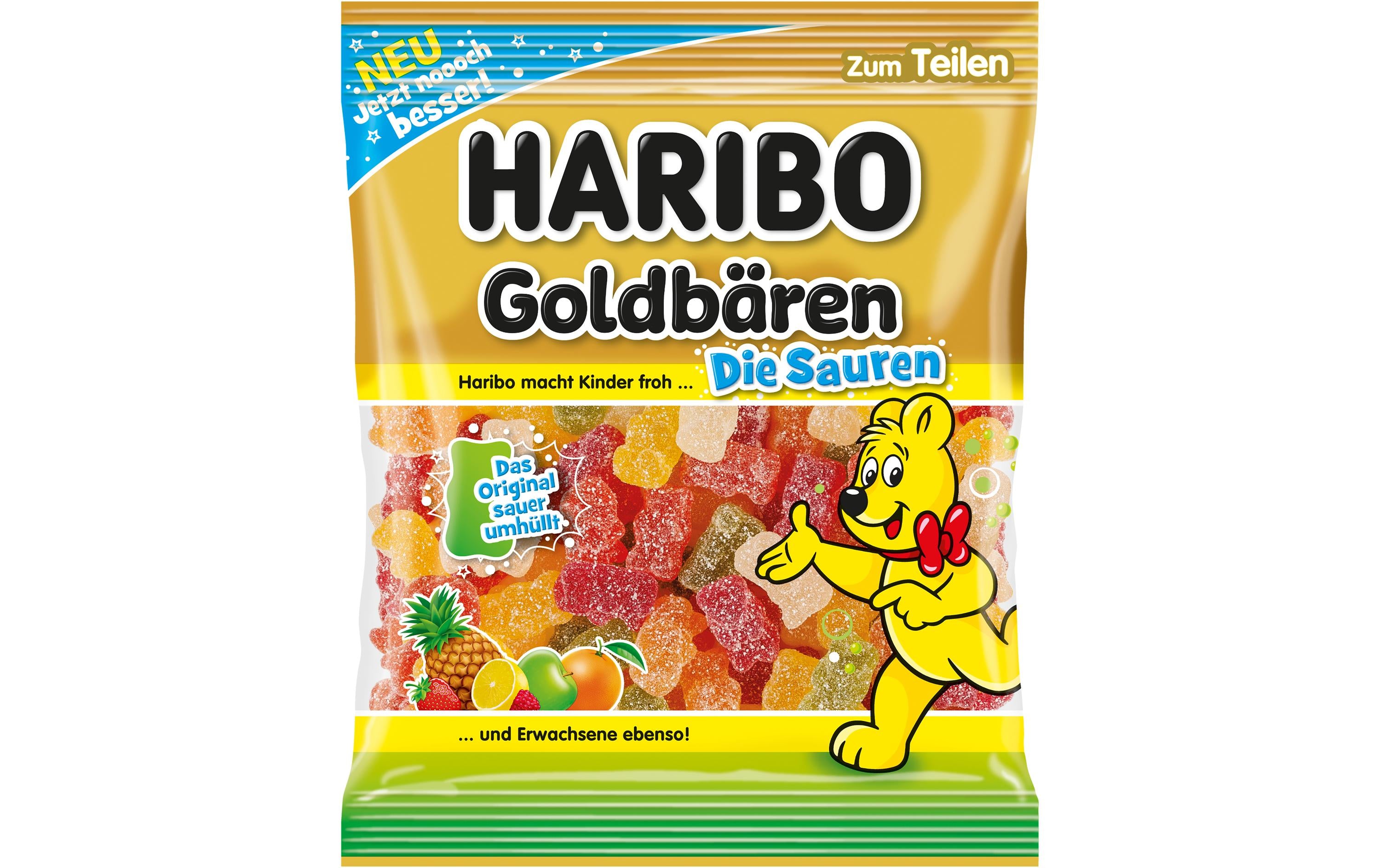 Haribo Gummibonbons Saure Goldbären 175 g