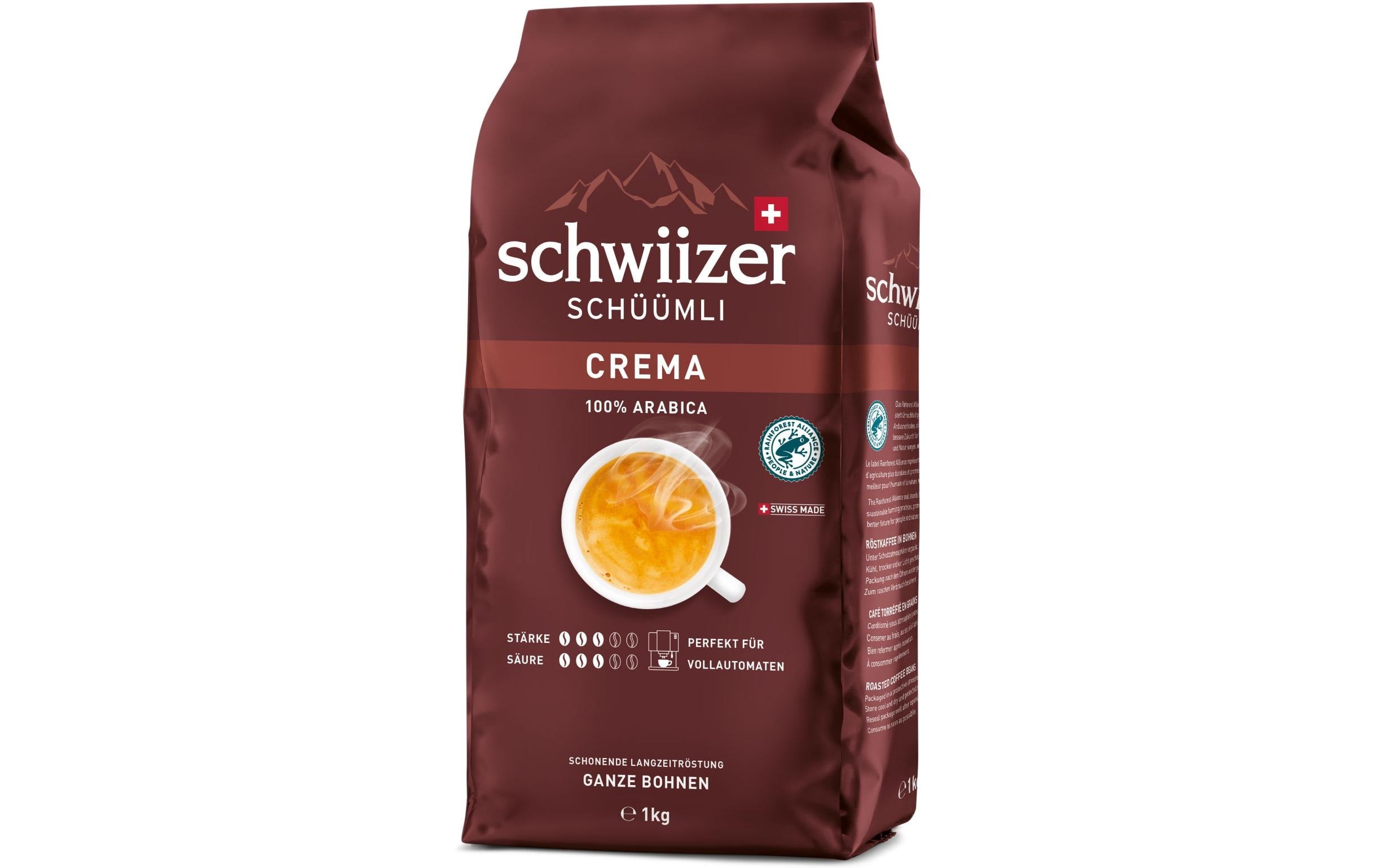 Schwiizer Kaffeebohnen Crema 1 kg