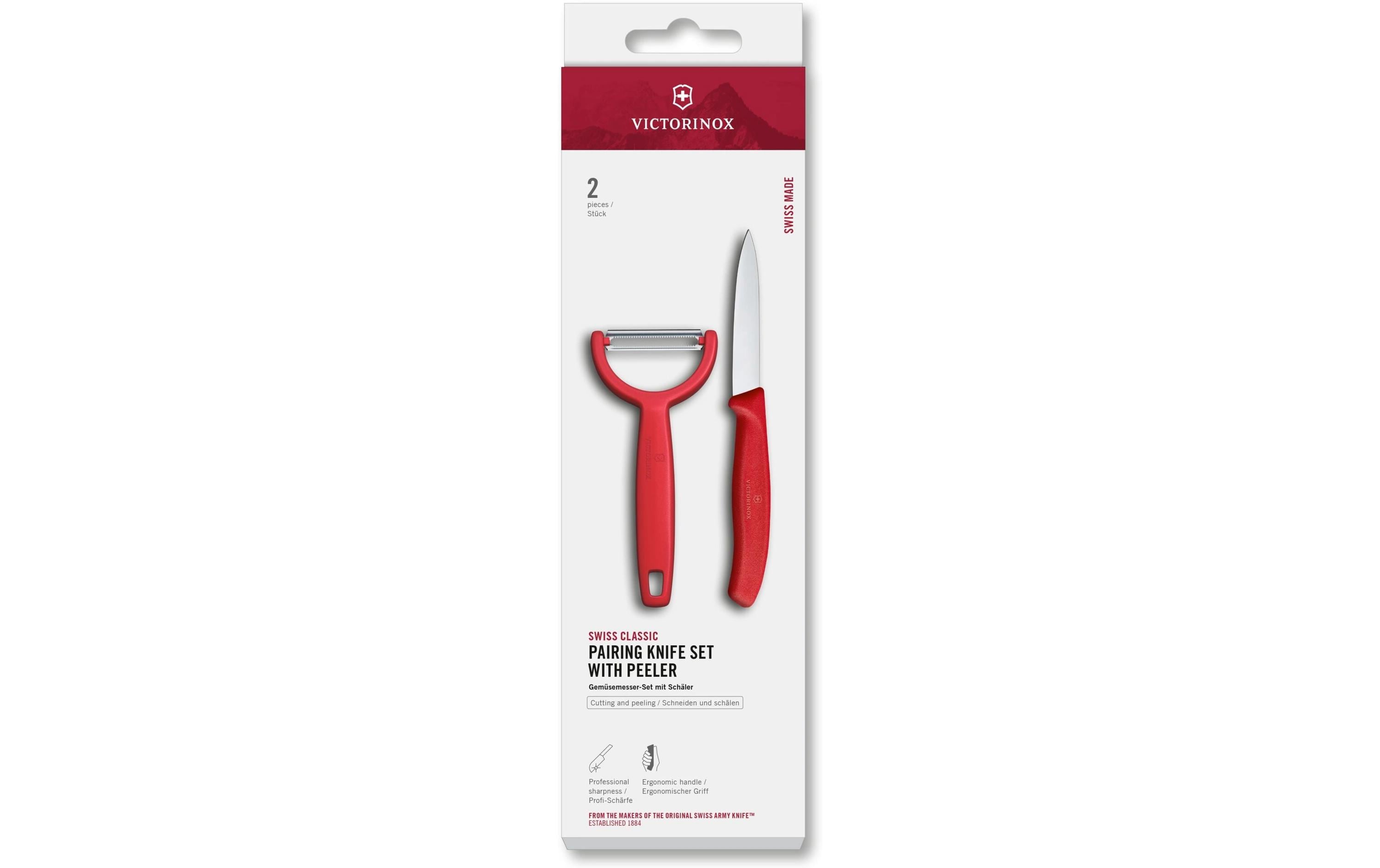 Victorinox Messer-Set Swiss Classic, Rot