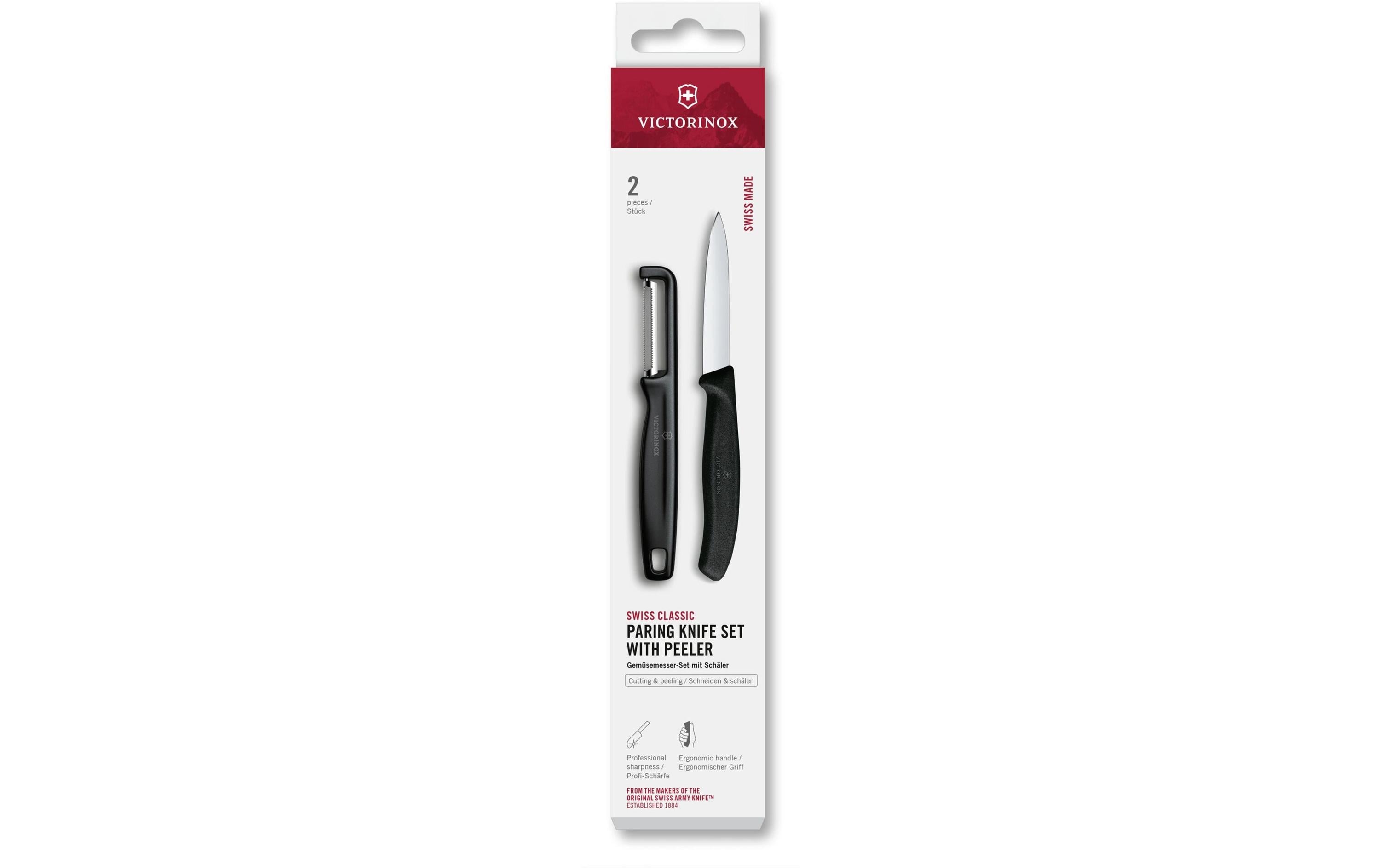 Victorinox Messer-Set Swiss Classic, Schwarz