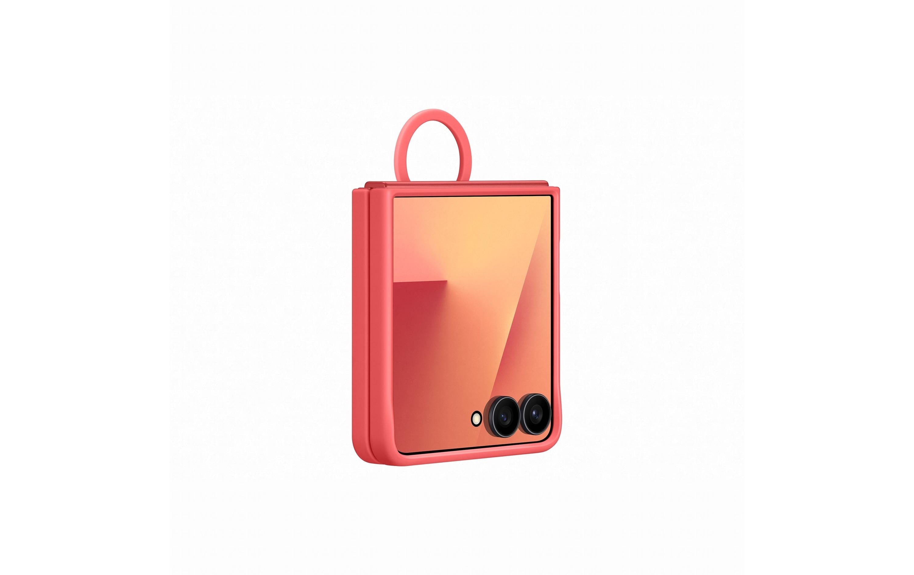 Samsung Back Cover Ring Case für Galaxy Z Flip7 Red