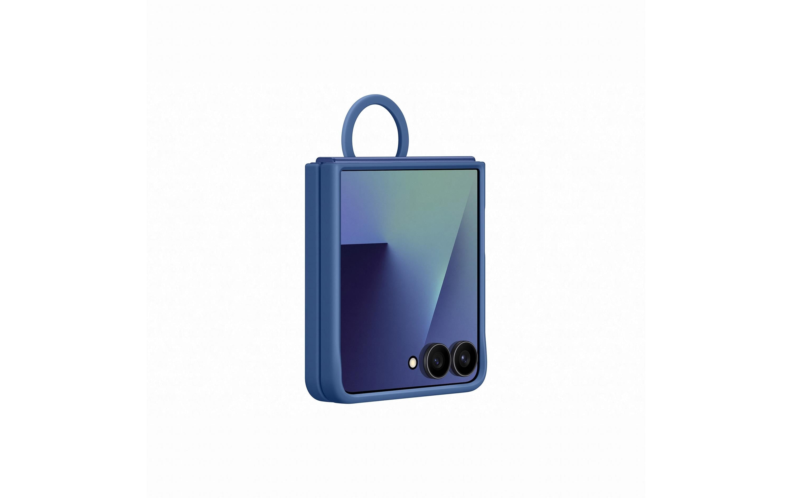 Samsung Back Cover Ring Case für Galaxy Z Flip7 Blue
